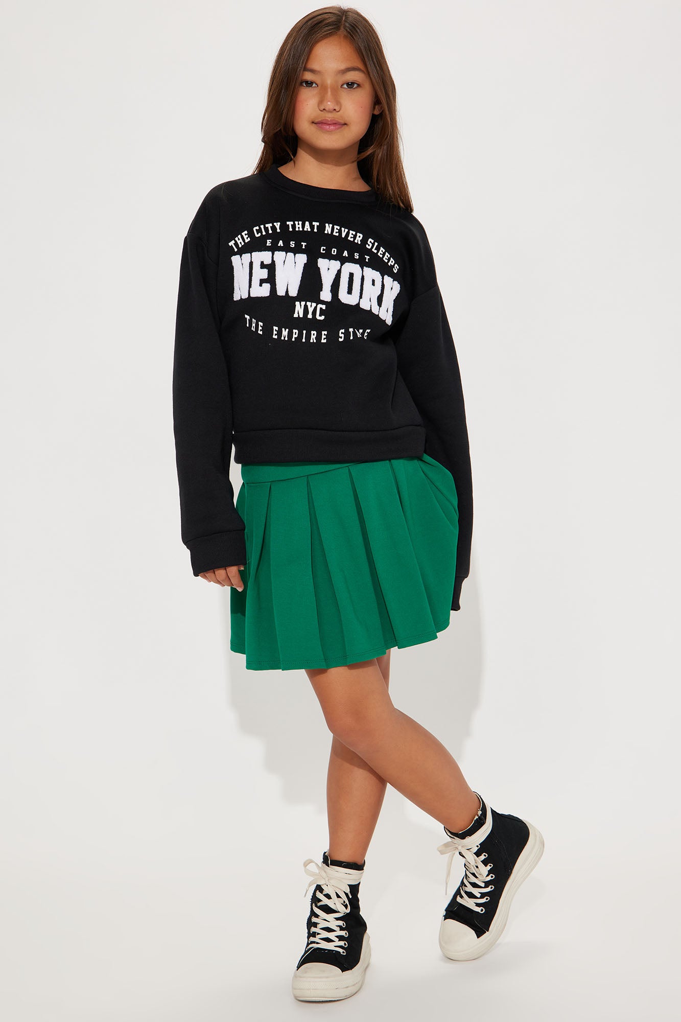 Mini The City Never Sleeps NY Sweatshirt - Black
