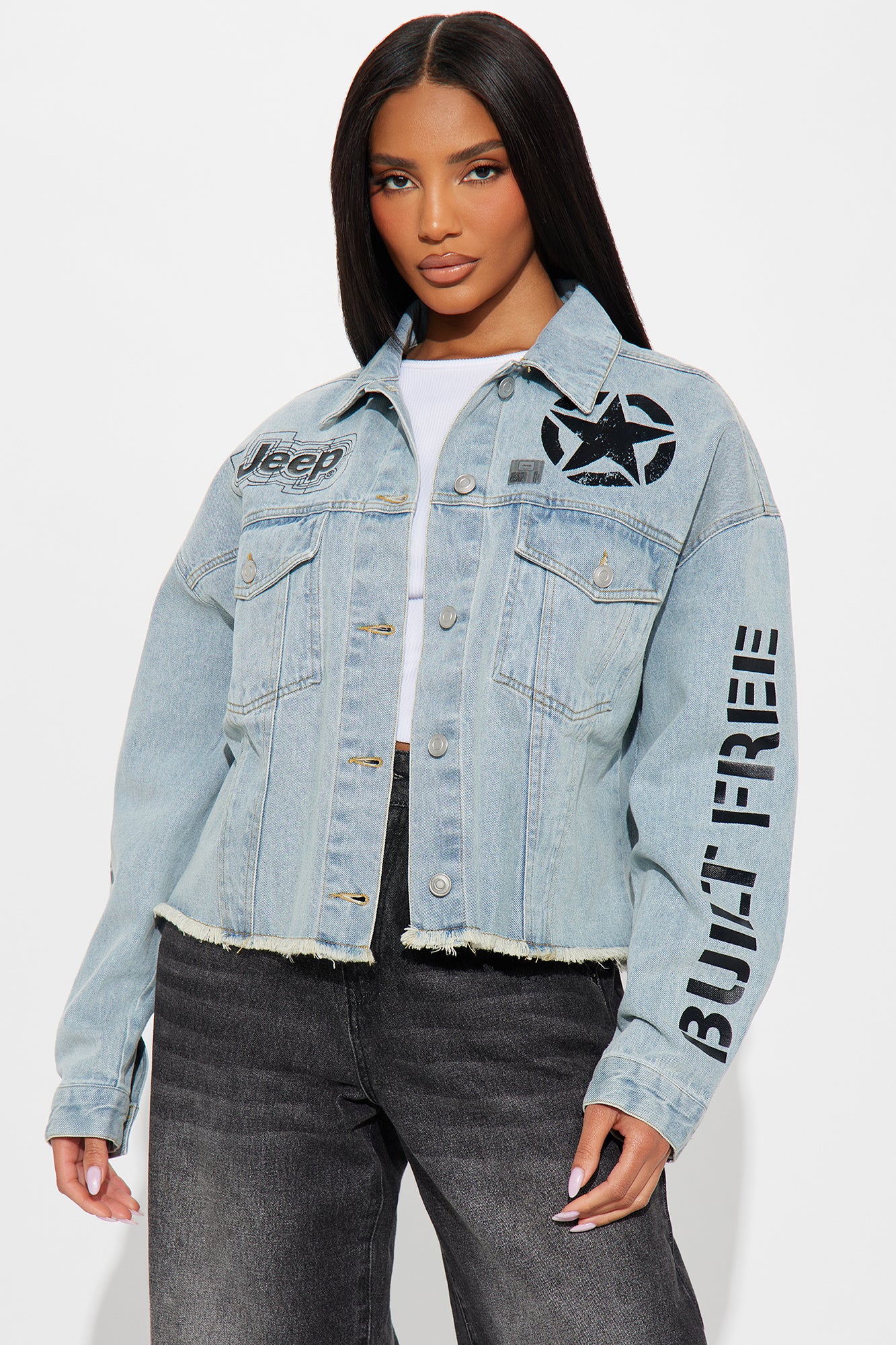 Jeep Built Free Denim Jacket - Denim