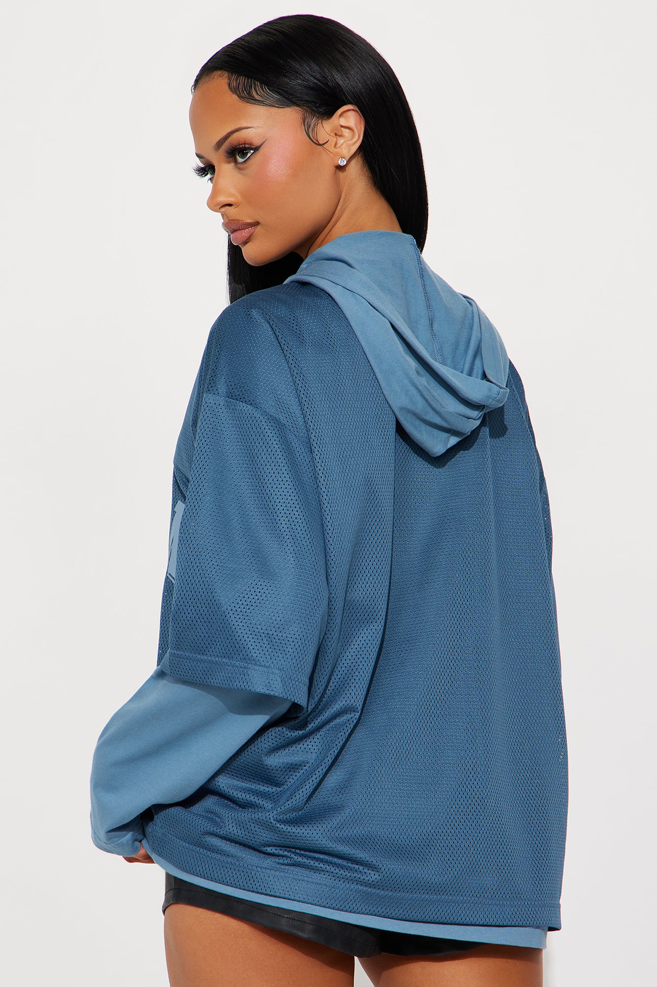 Game On Jersey Hoodie - Navy
