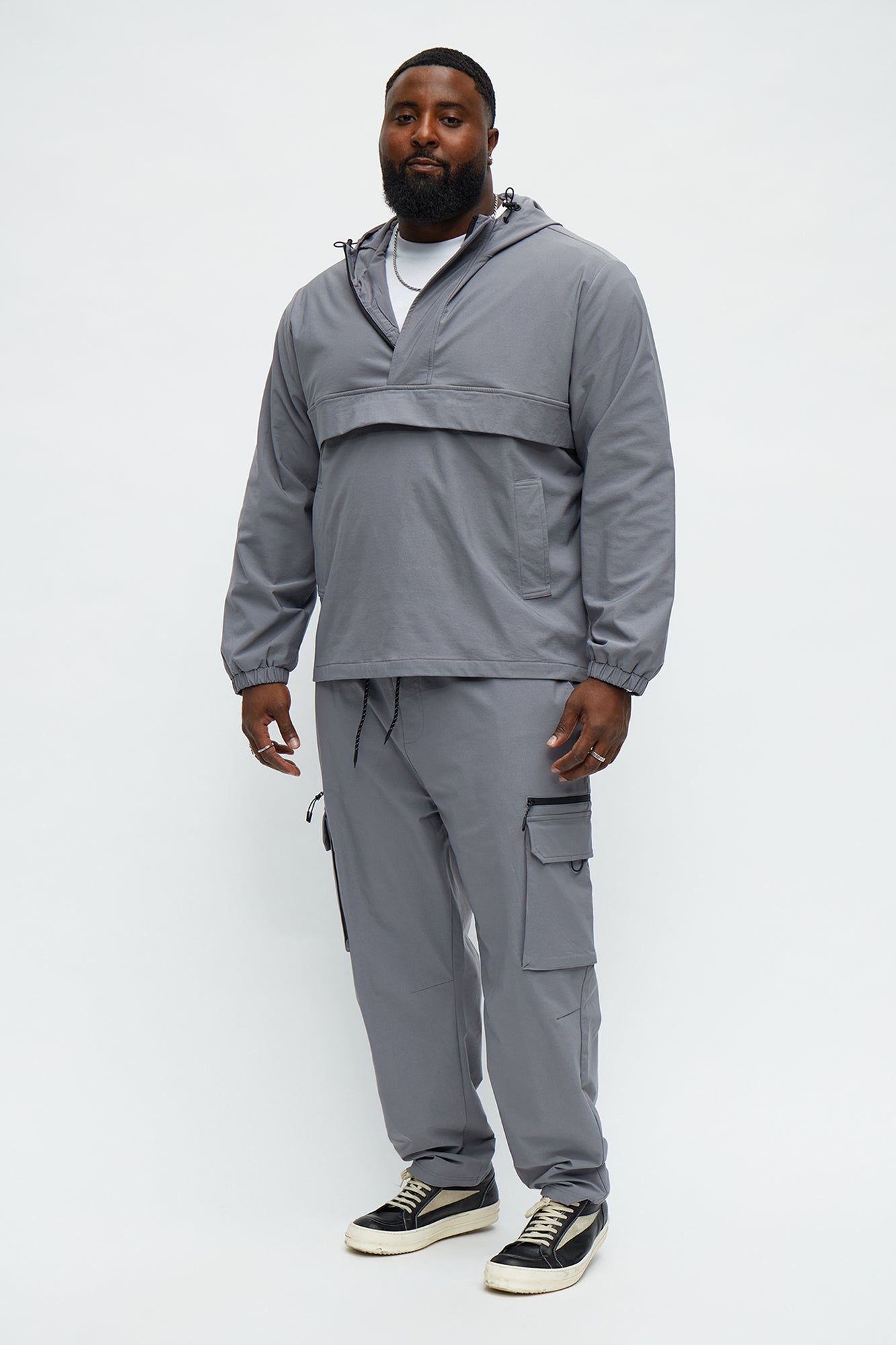 Desert Storm Pullover Anorak - Grey