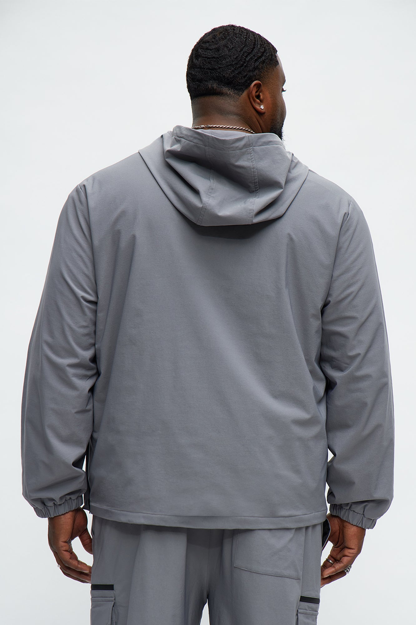 Desert Storm Pullover Anorak - Grey