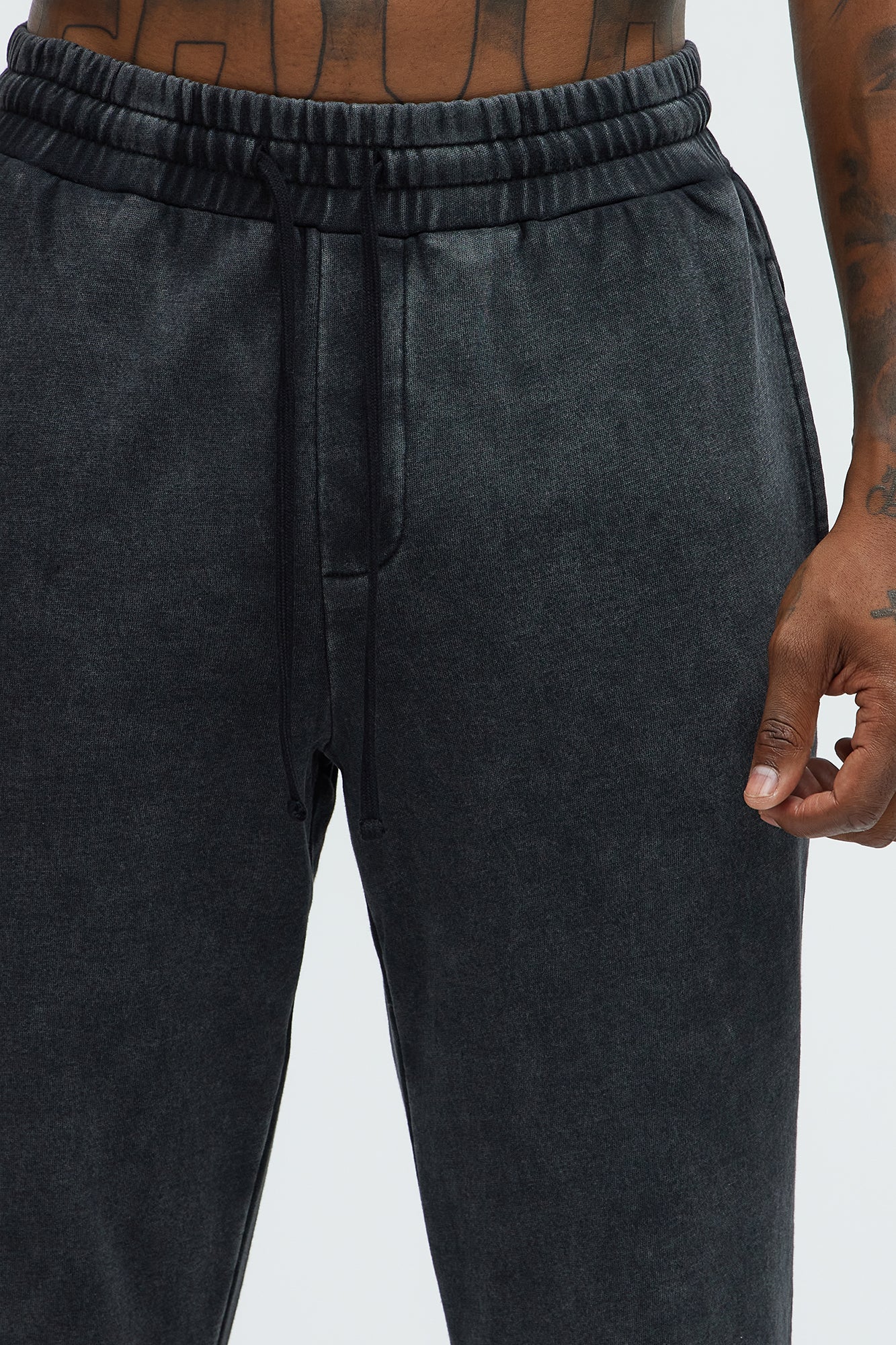 Tayson Heavy Wash Jogger - Black Wash