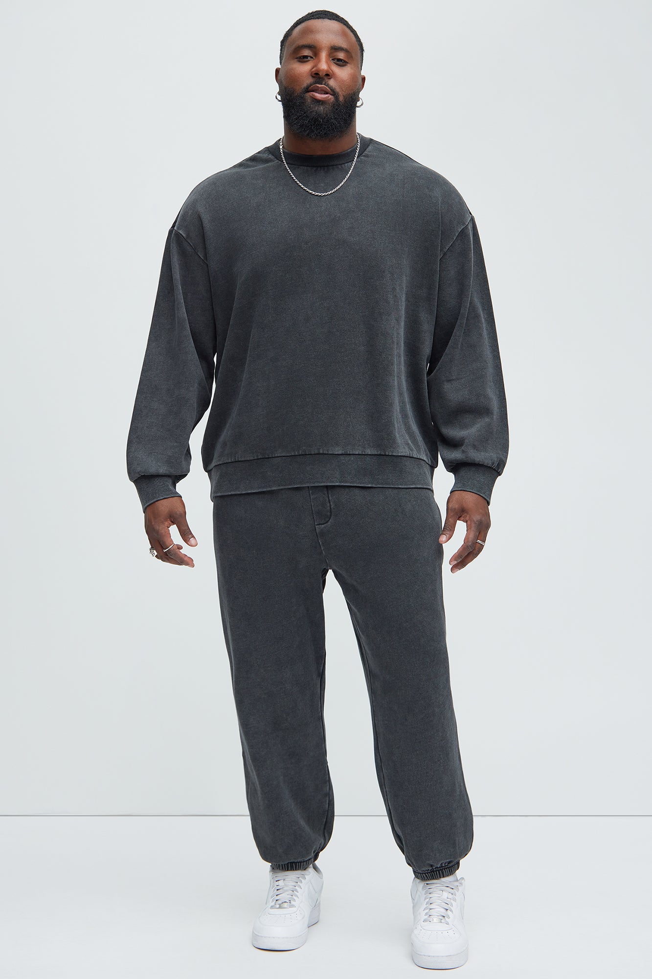 Tayson Heavy Wash Jogger - Black Wash