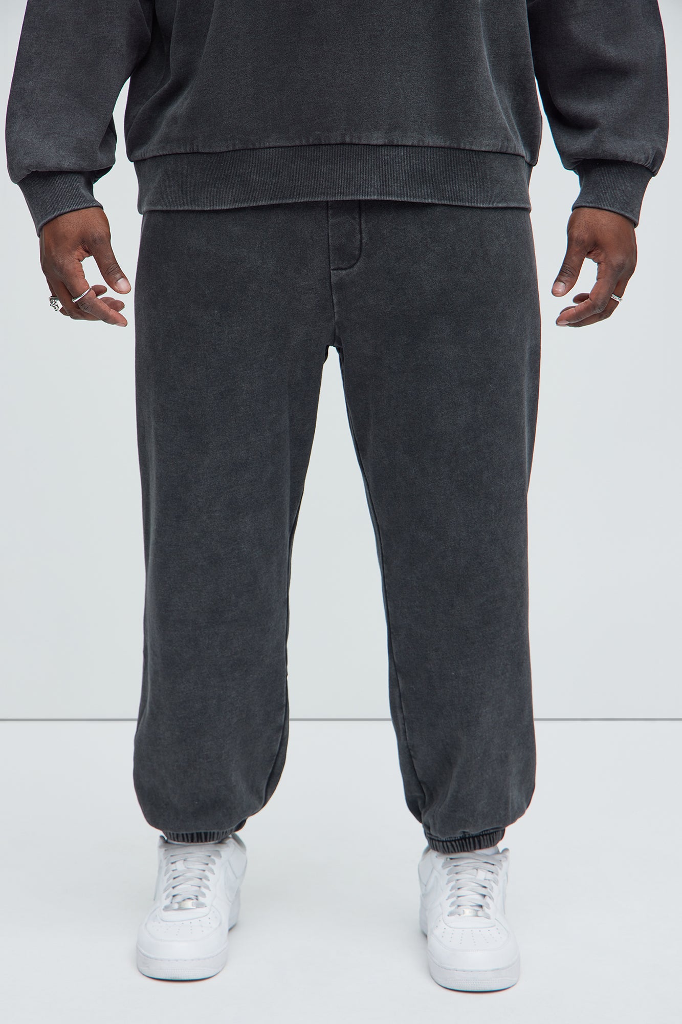 Tayson Heavy Wash Jogger - Black Wash