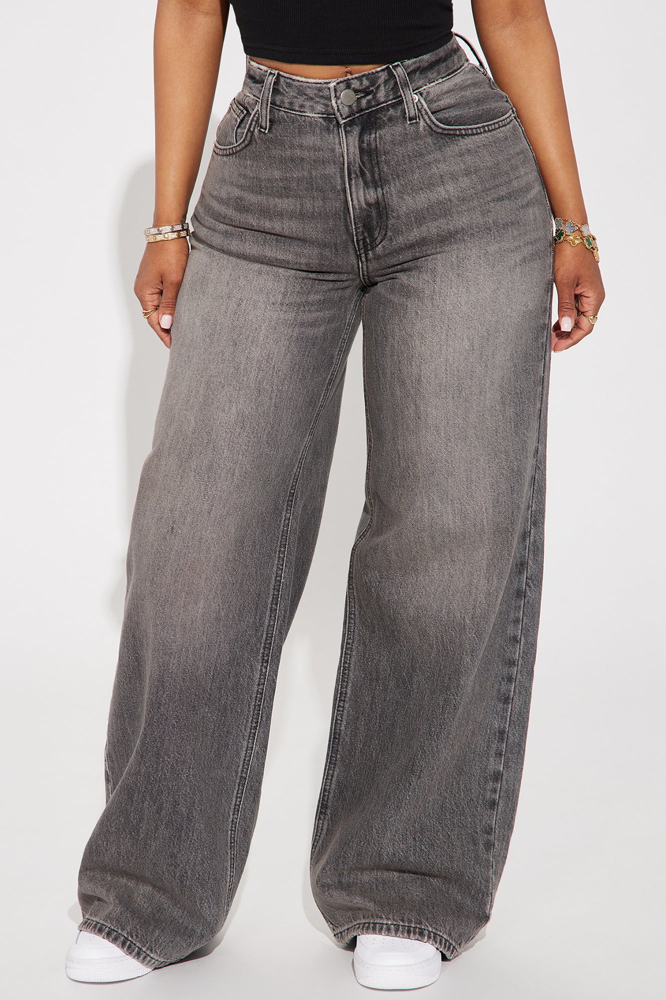 The Big Debut Baggy Jeans - Grey
