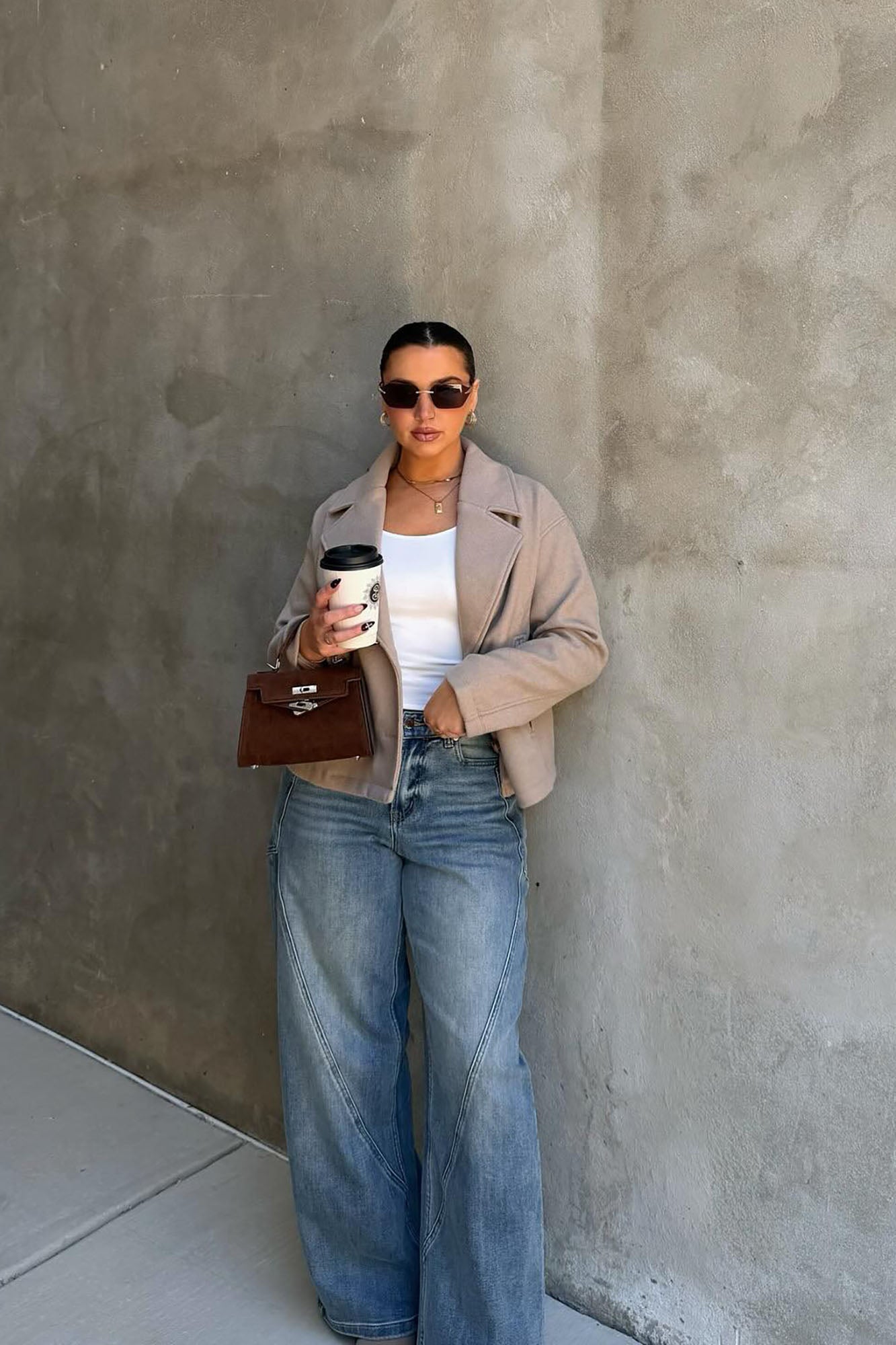 Taking Space Baggy Jeans - Dark Wash