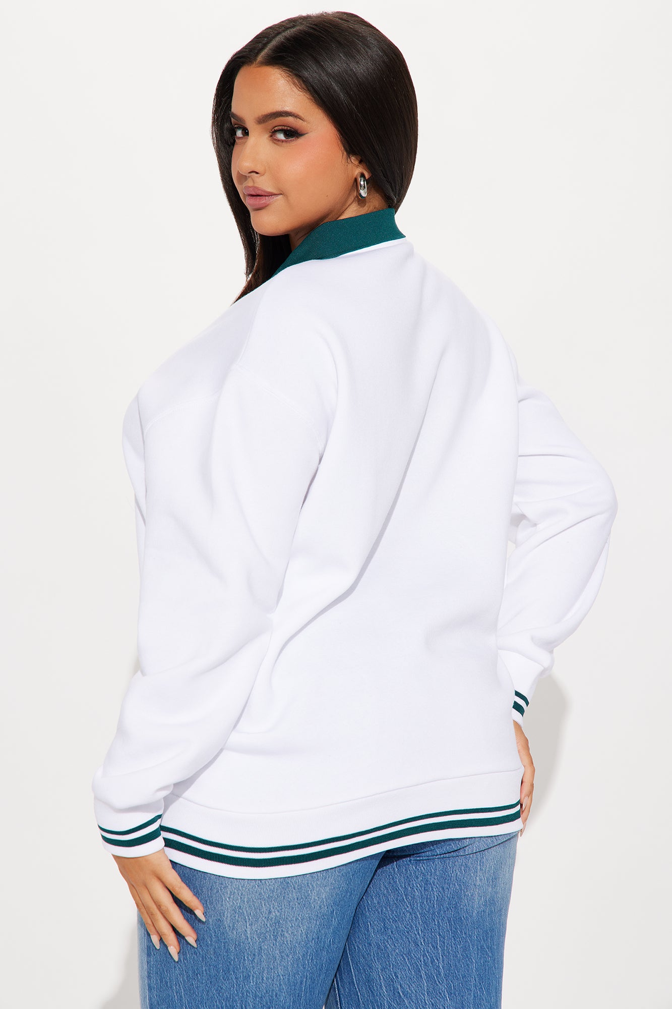 Bring It Home Eagles Sweatshirt - White