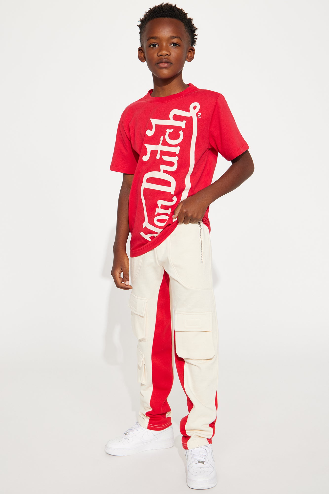 Mini Andre Cargo Straight Leg Pant - Sand