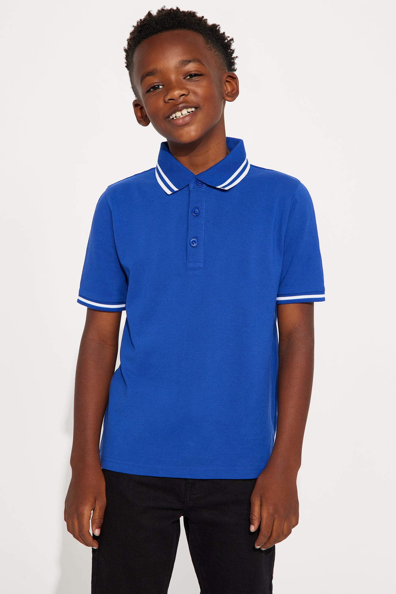 Mini Wilson Short Sleeve Polo - Royal