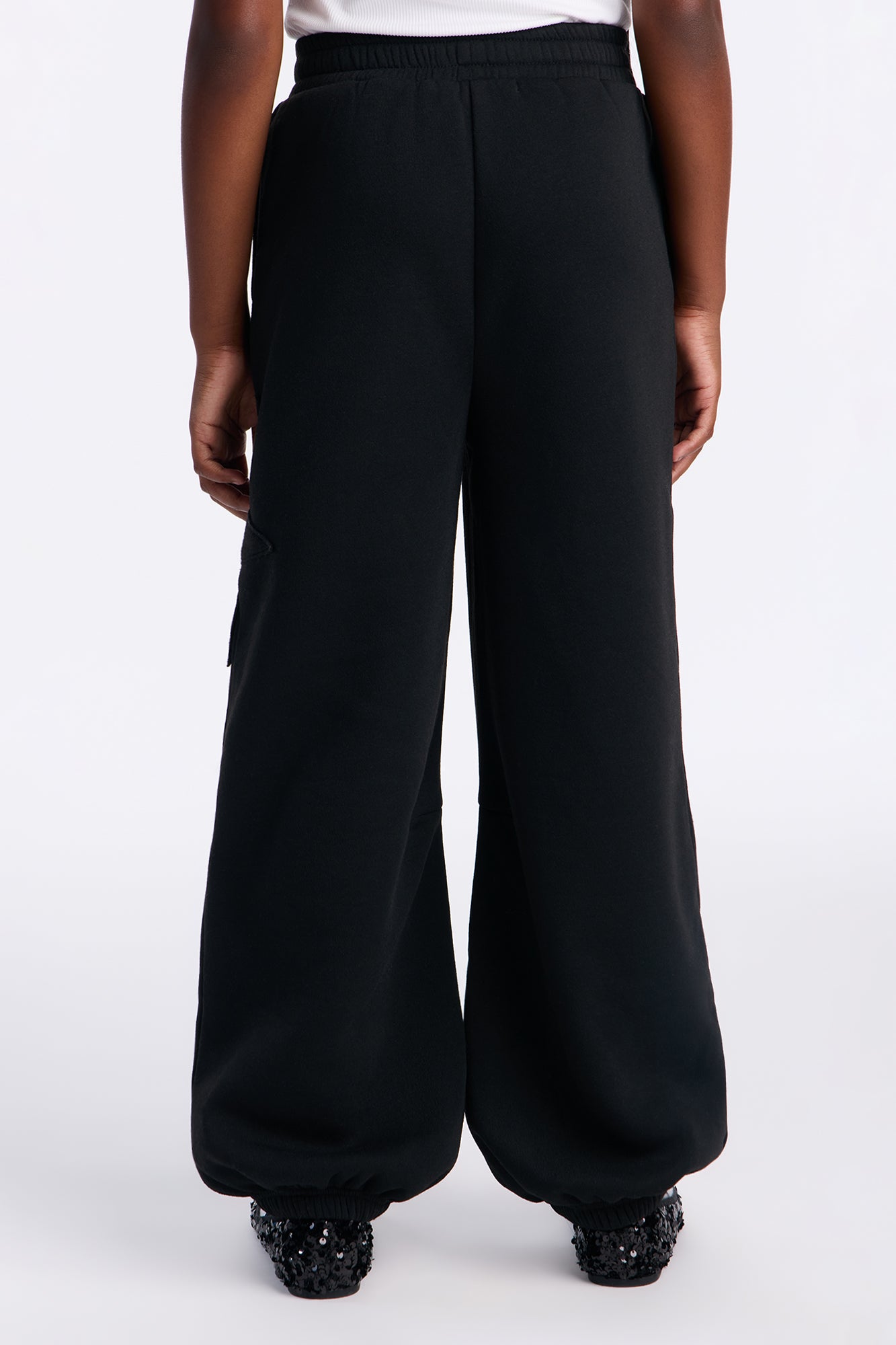 Mini Look At The Stars Jogger Pants - Black