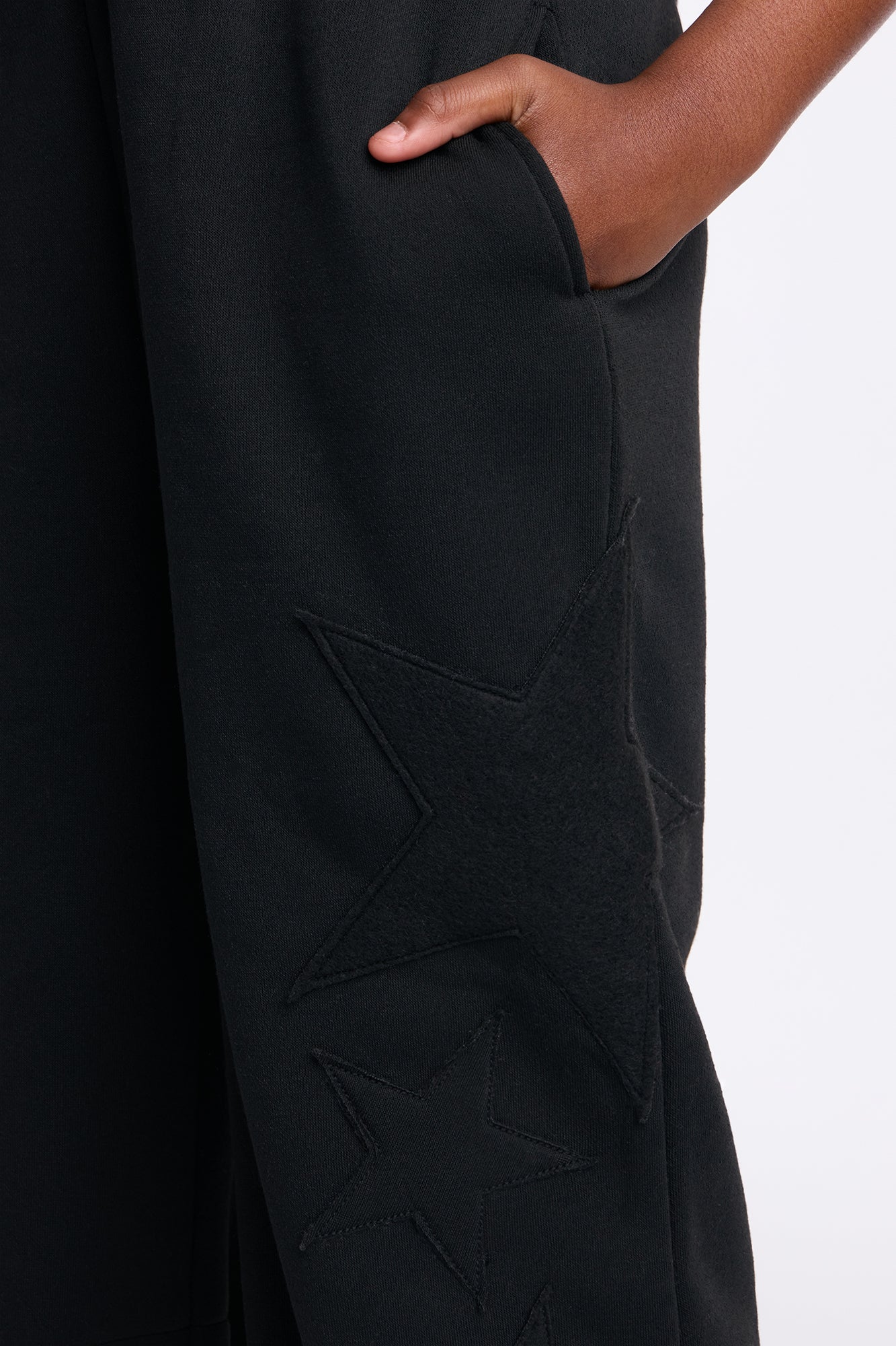Mini Look At The Stars Jogger Pants - Black
