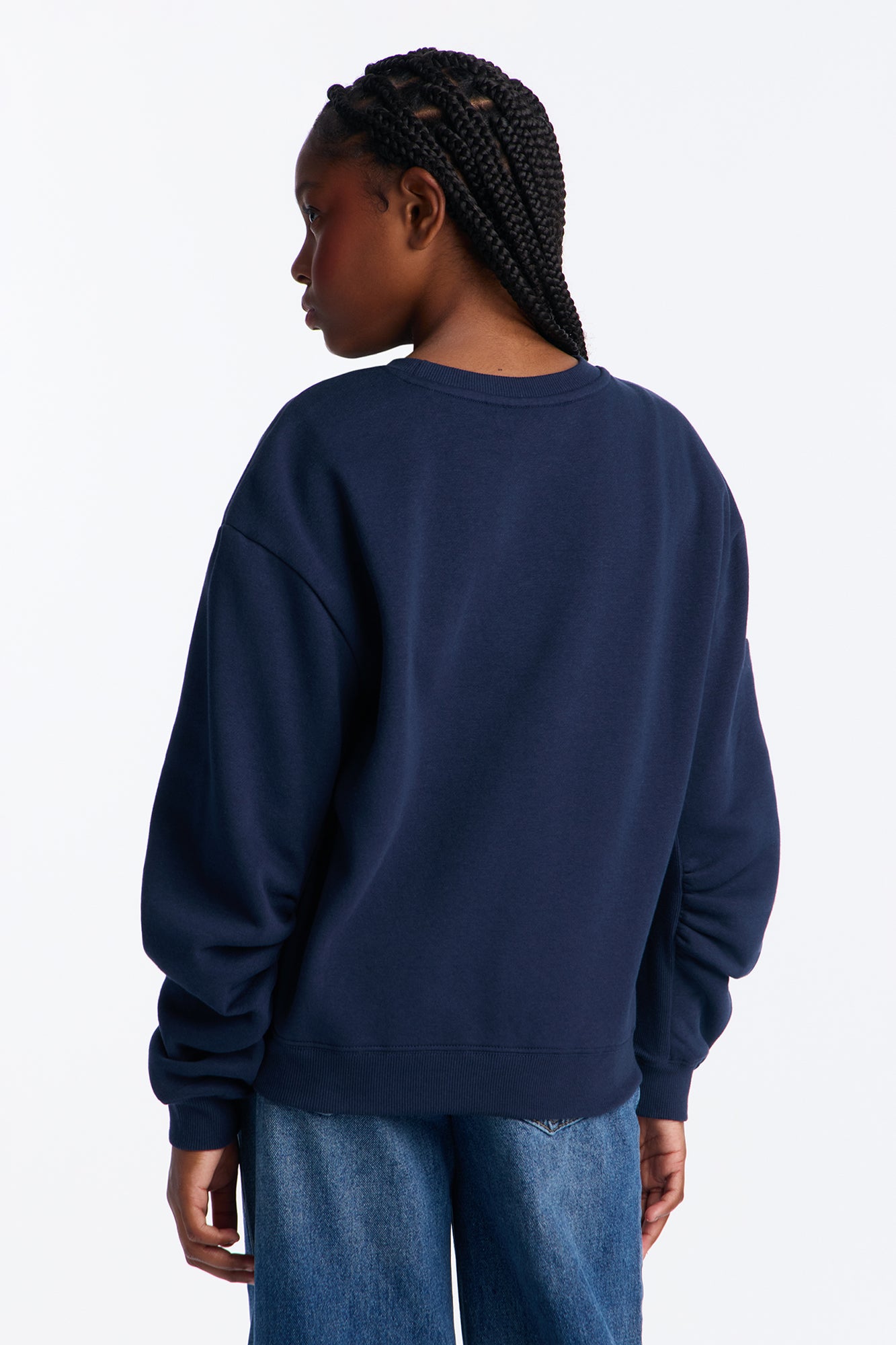 Mini Von Dutch Chill Mode Crew Neck Sweatshirt - Navy