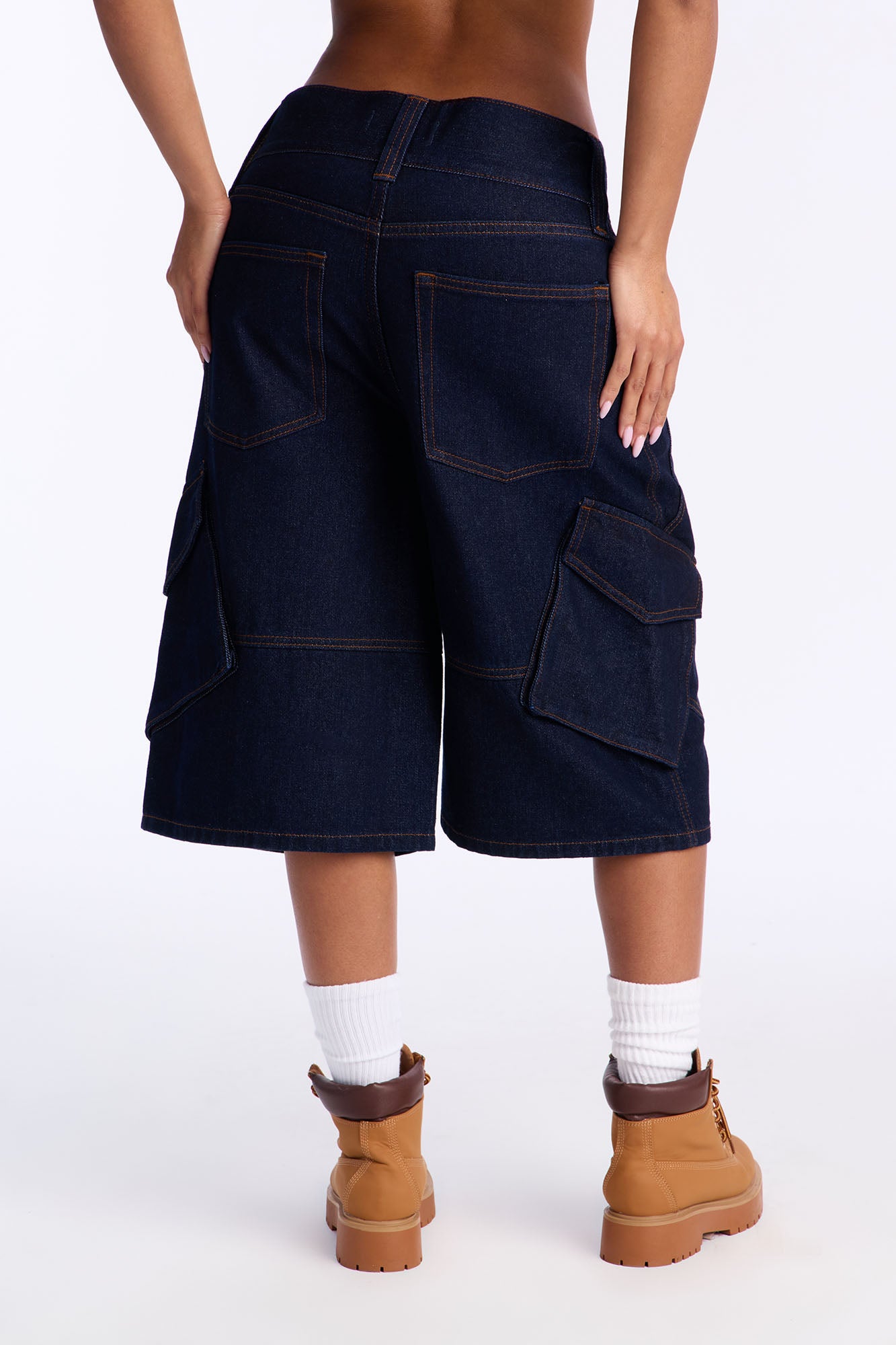 North End Denim Jorts - Dark Denim