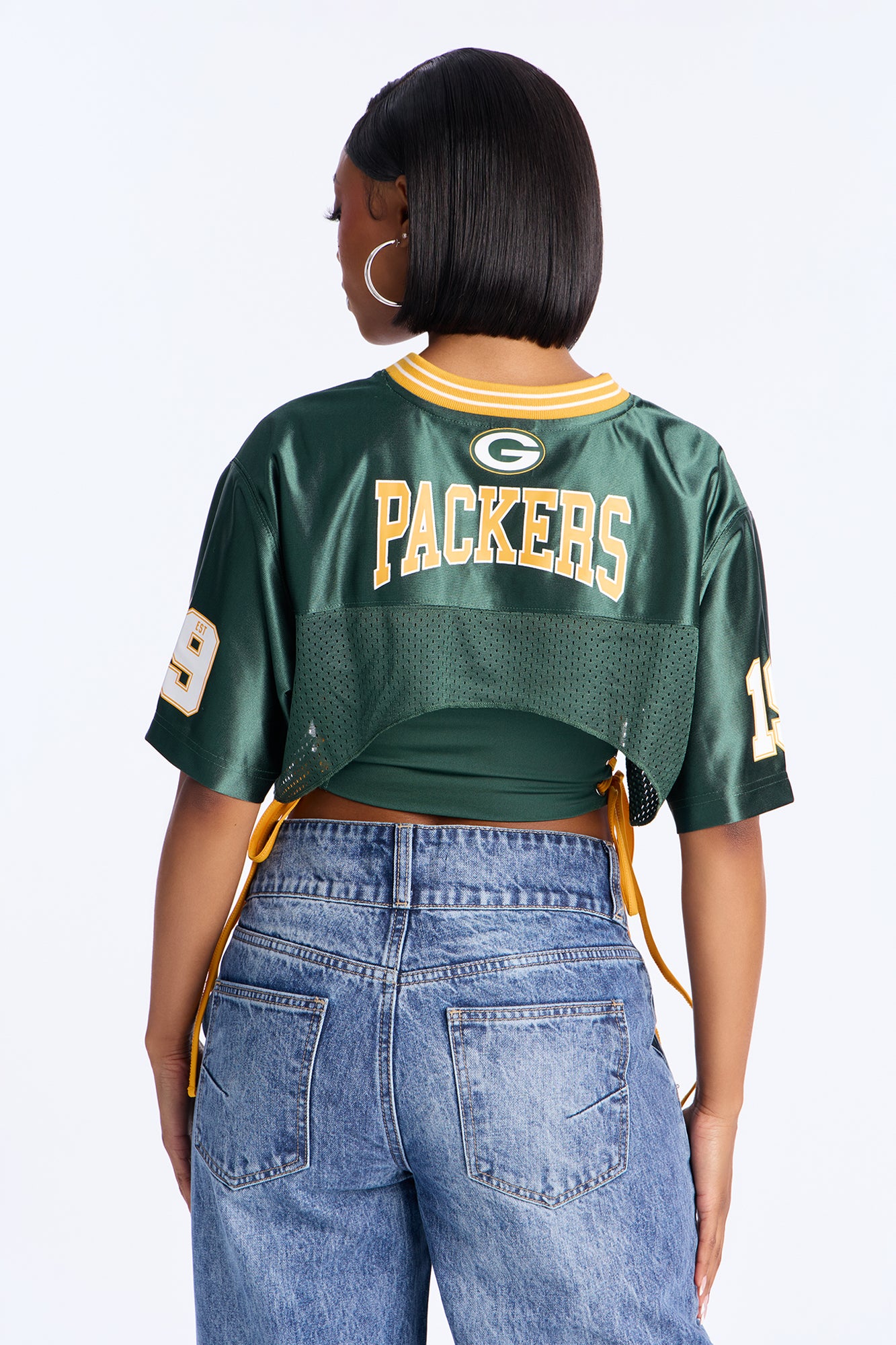 NFL Green Bay Packers Corset Top - Green/combo