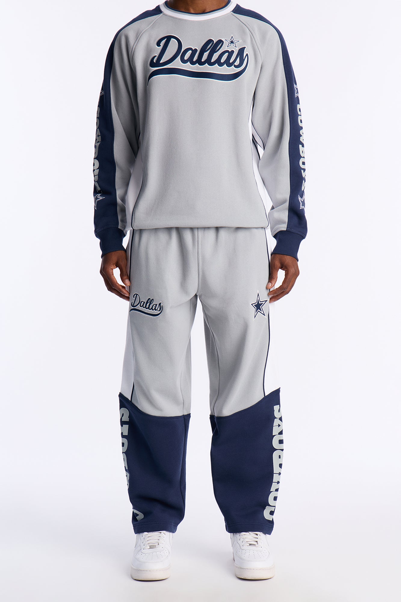 Cowboys Ride The Wave Sweatpants - Grey
