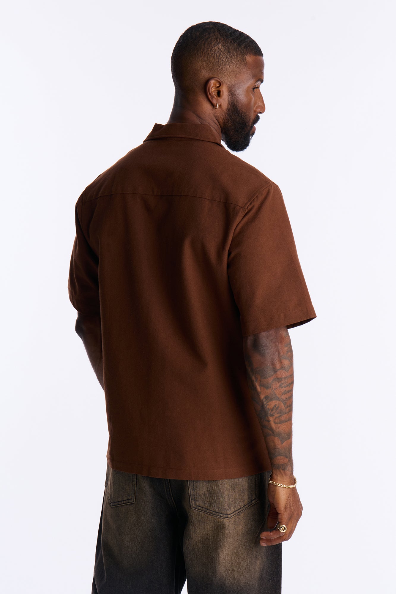 Frontier Fit Button Up Shirt - Brown