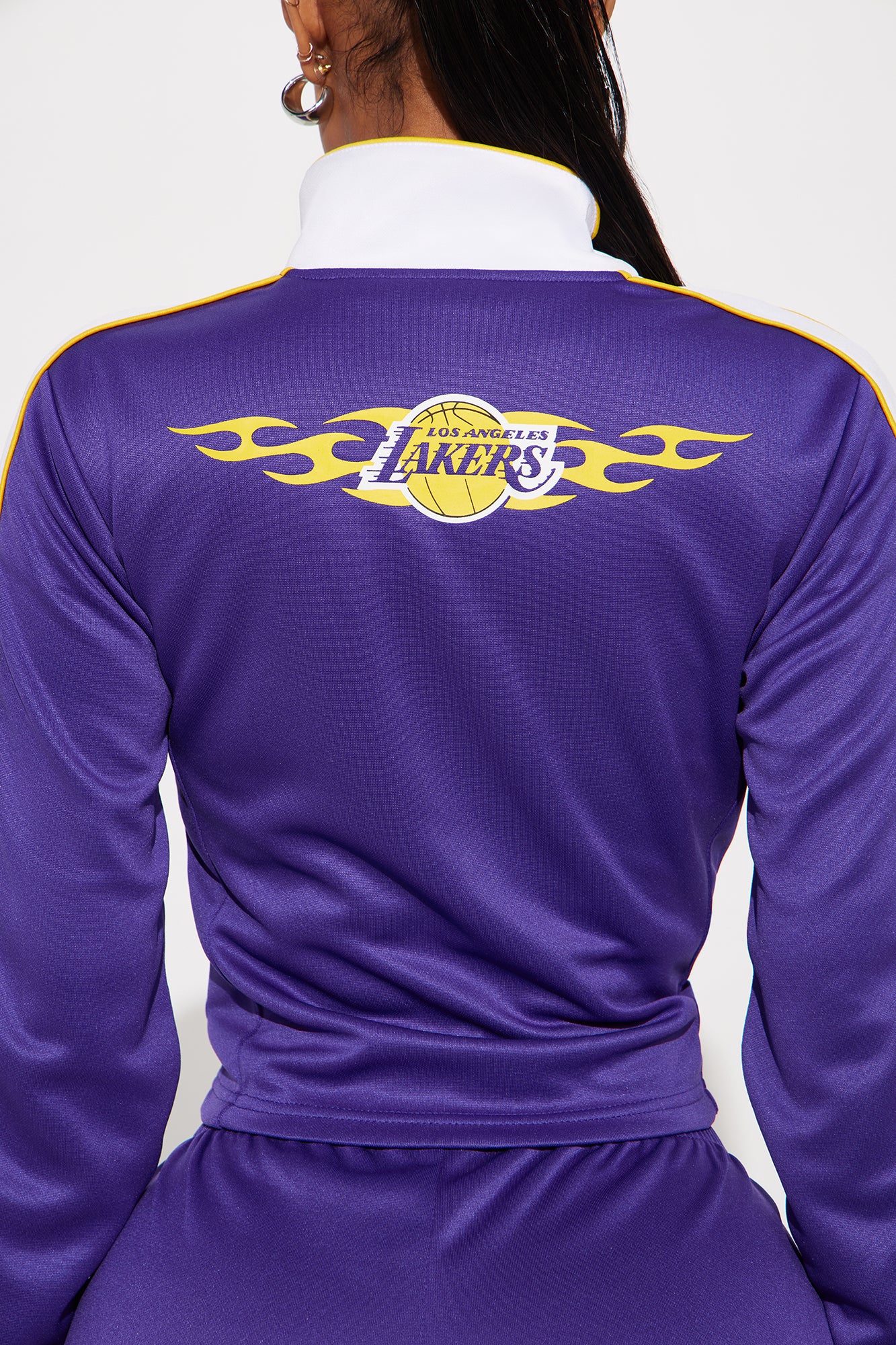 Lakers Halftime Zip Up Jacket - Purple
