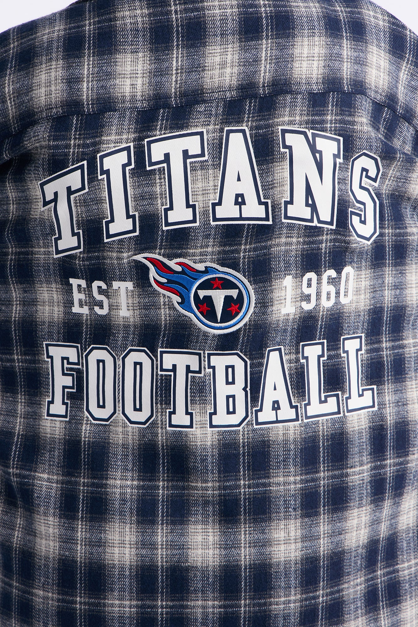 NFL Titans Plaid Flannel - Blue/combo