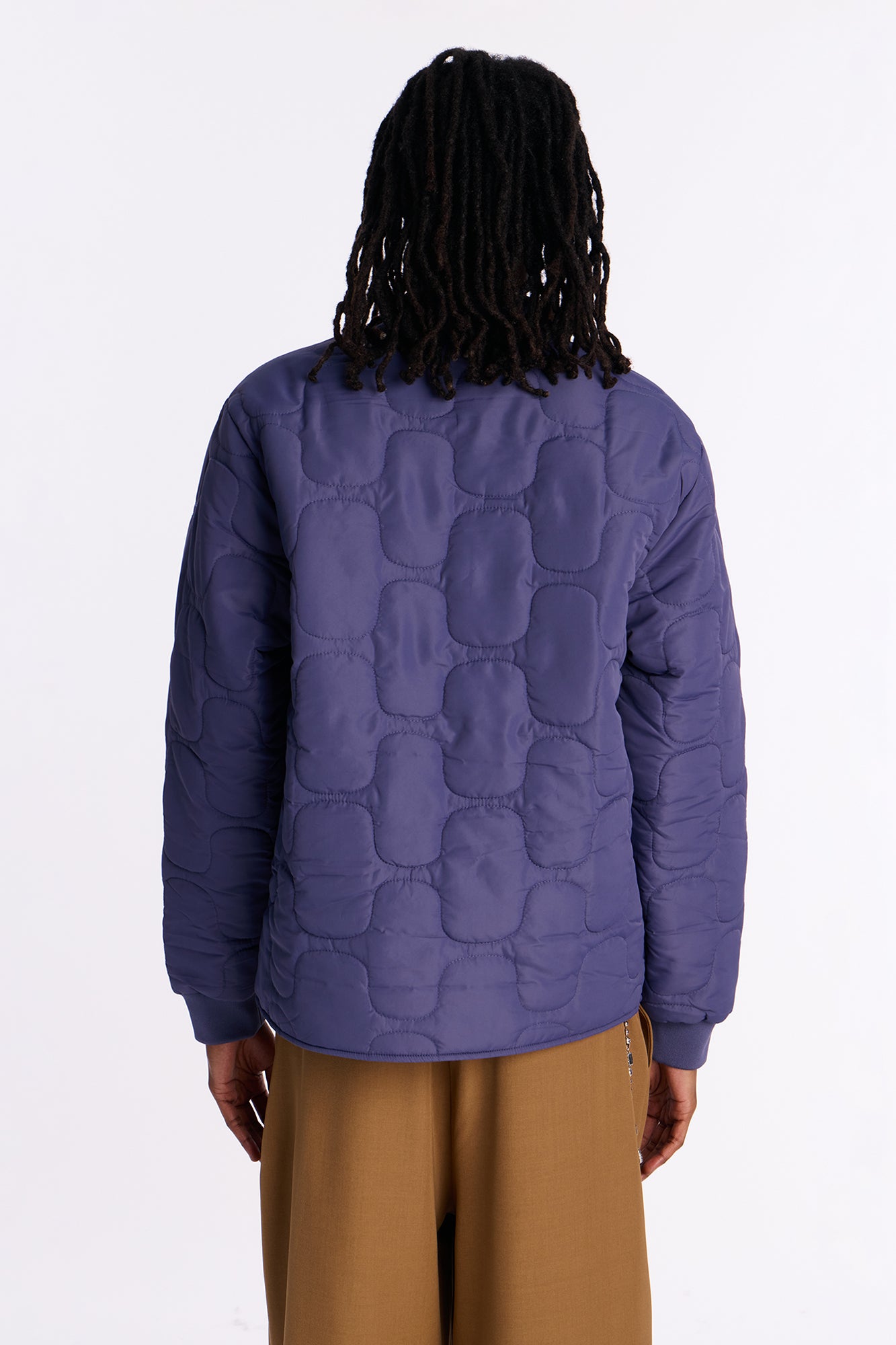 Geo Quilted Jacket - Blue