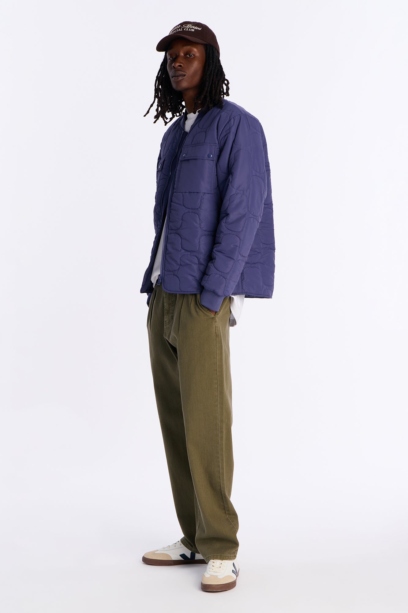 Straight Be Pleated Jean - Olive