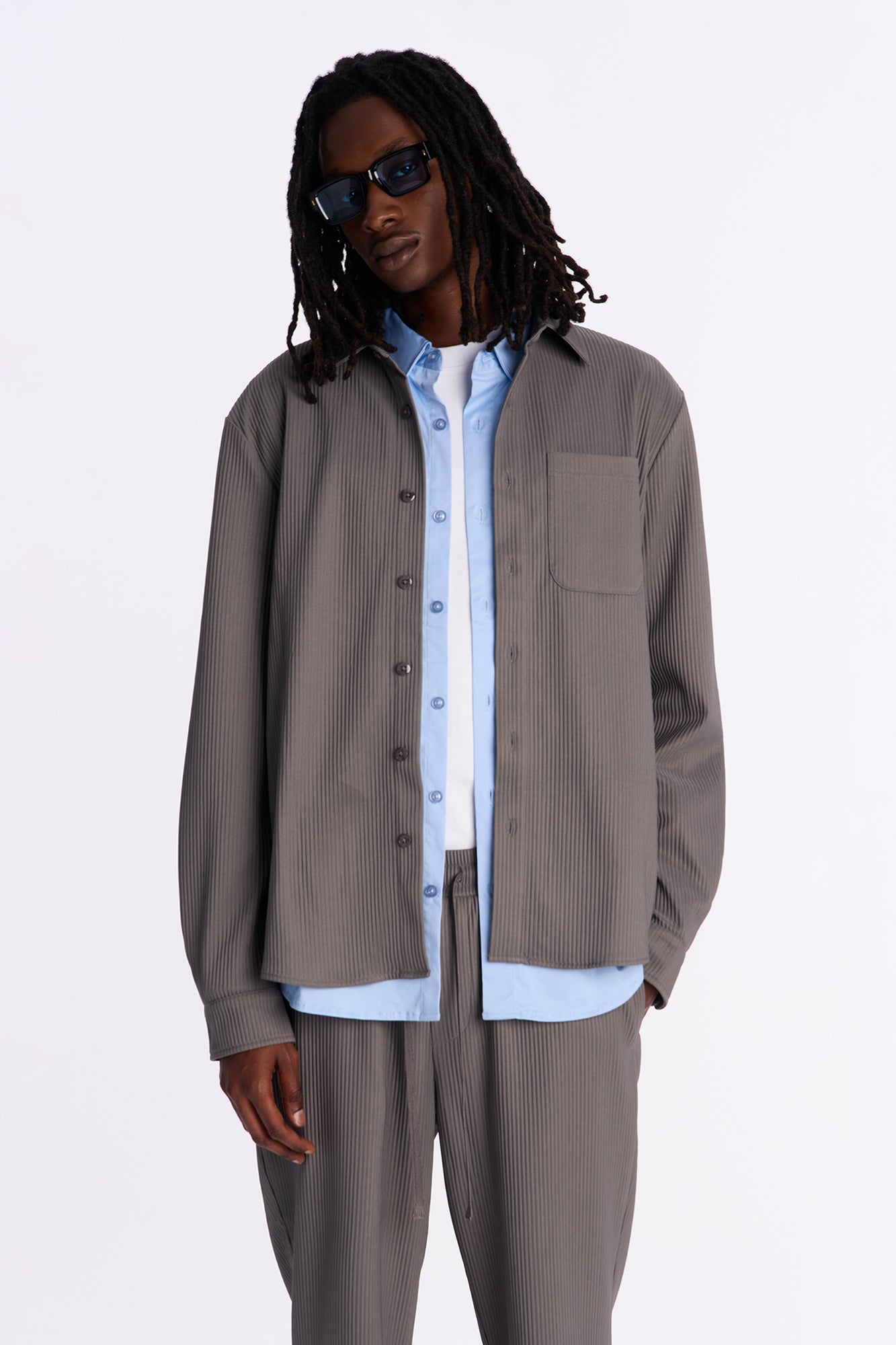 Show Up Long Sleeve Shirt - Dark Grey