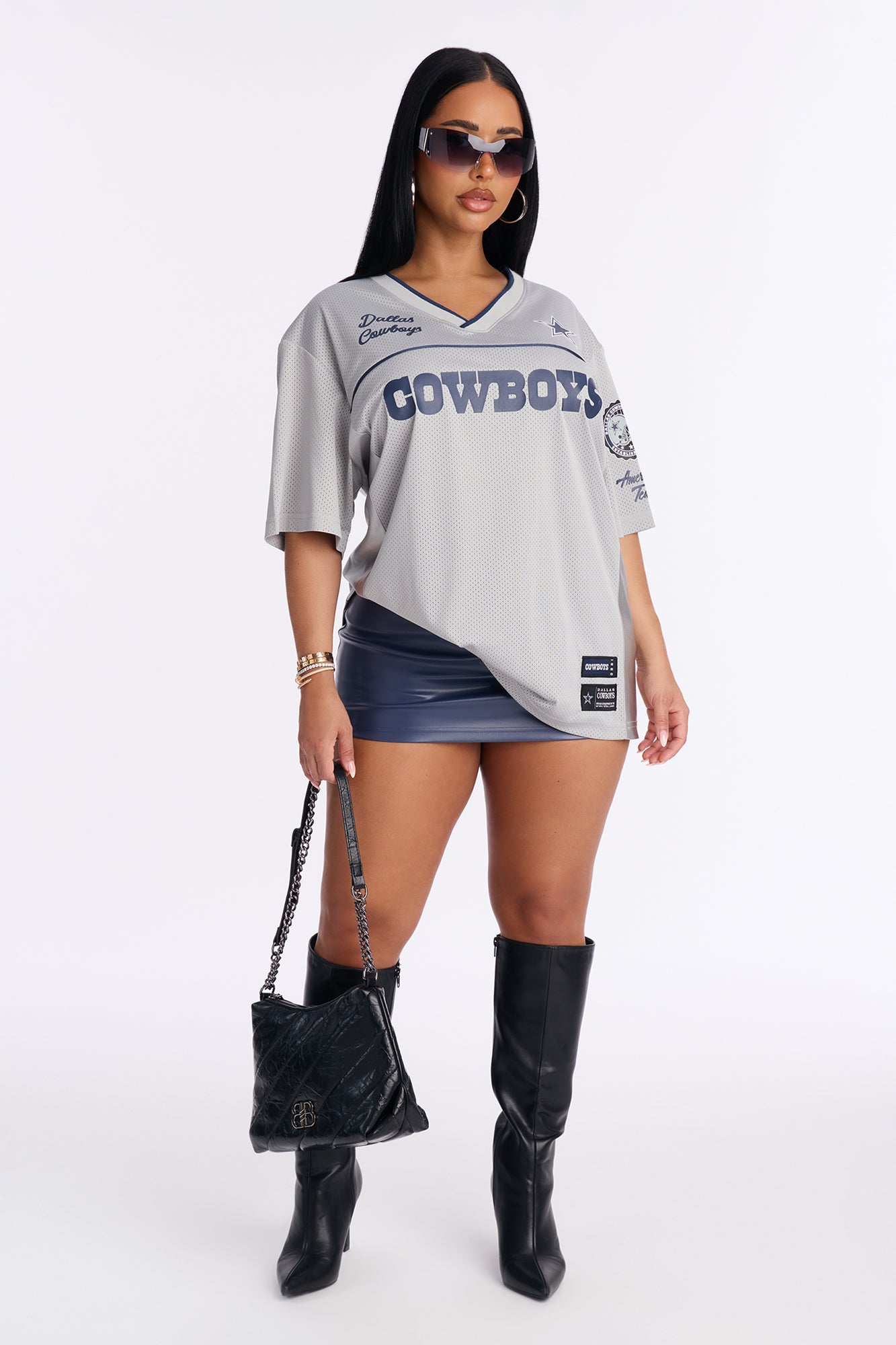 NFL Dallas Cowboys Legacy Team Top - Grey