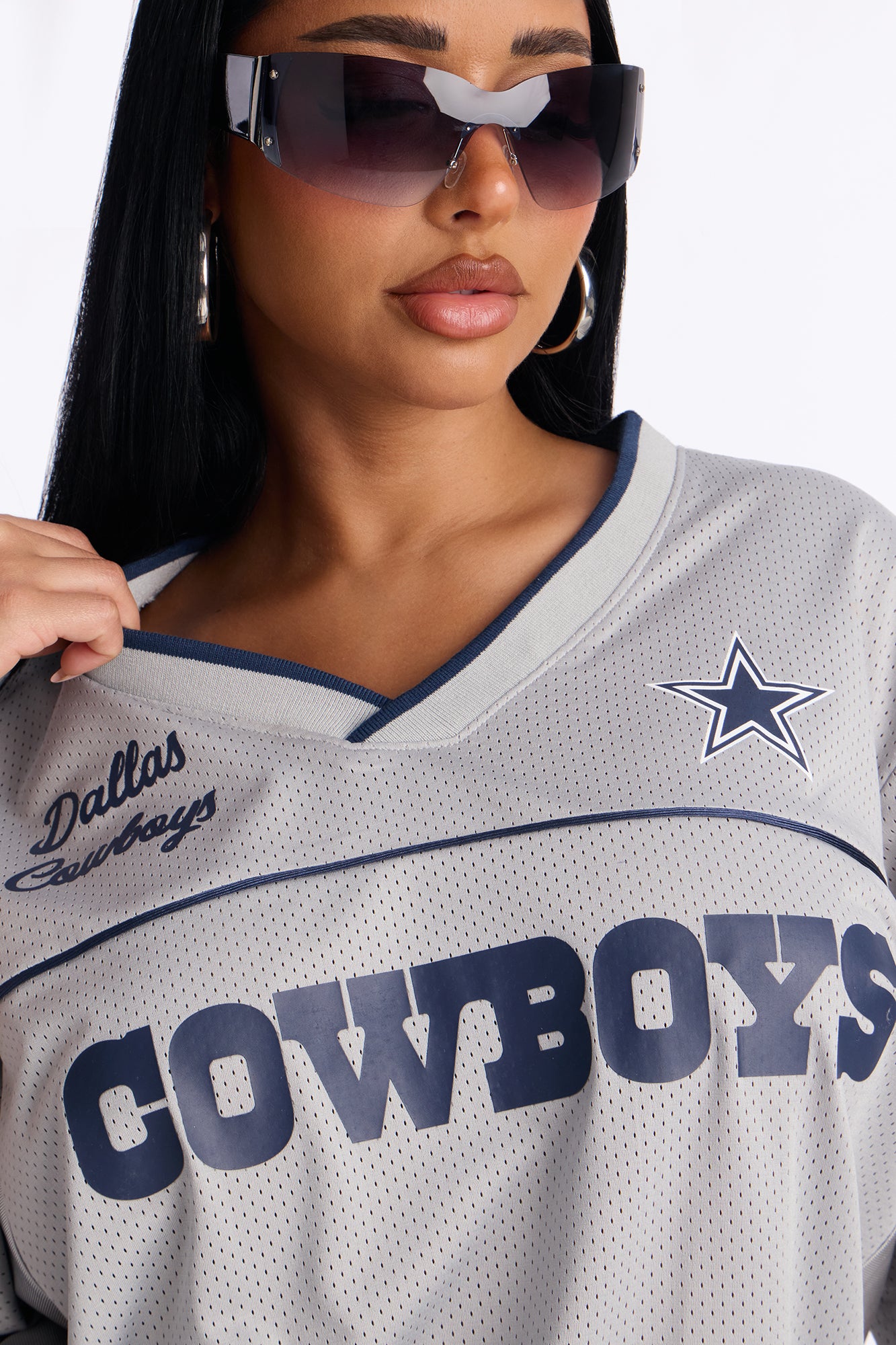 NFL Dallas Cowboys Legacy Team Top - Grey