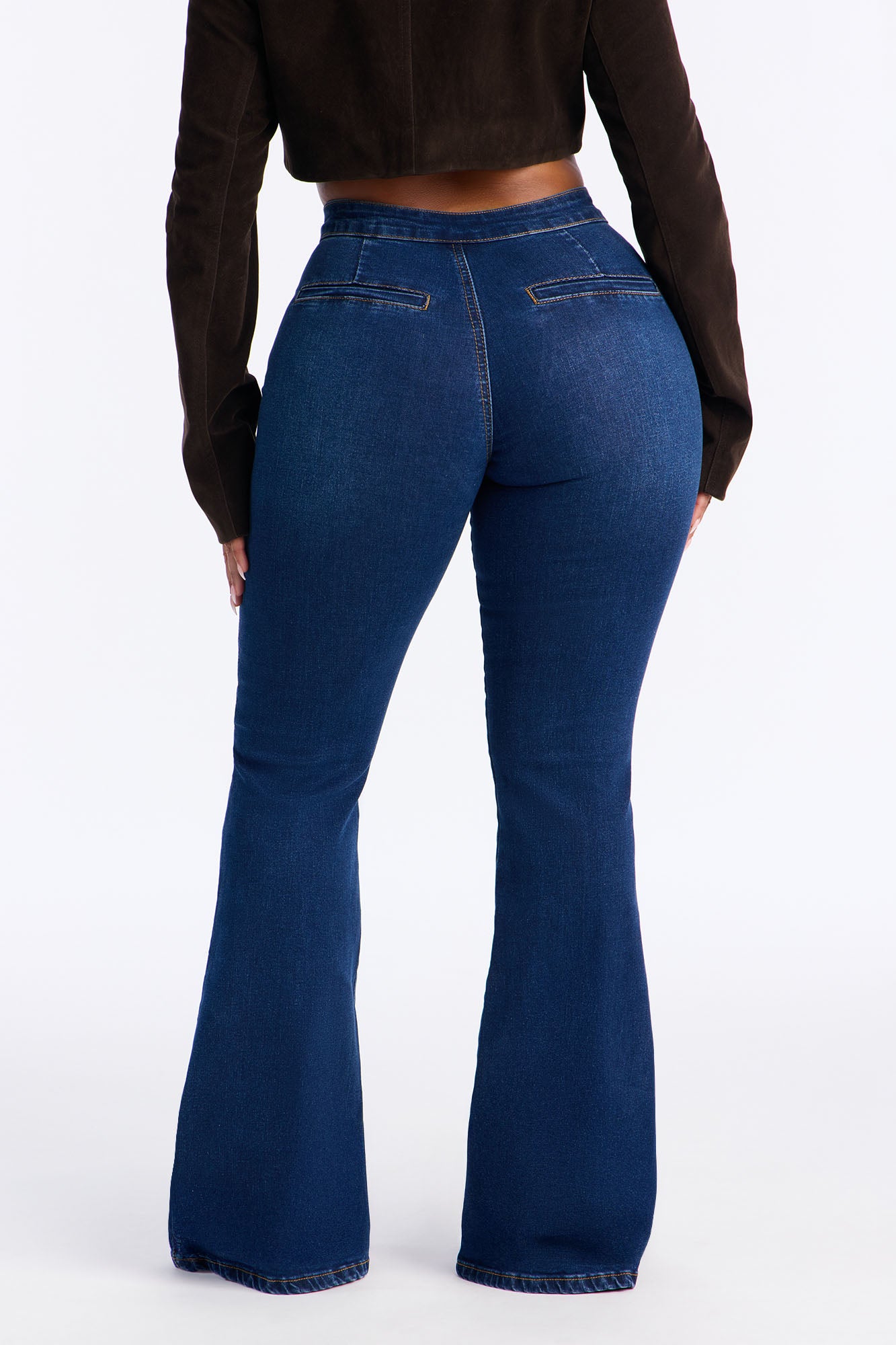 Palo Alto Stretch Flare Jeans - Dark Wash