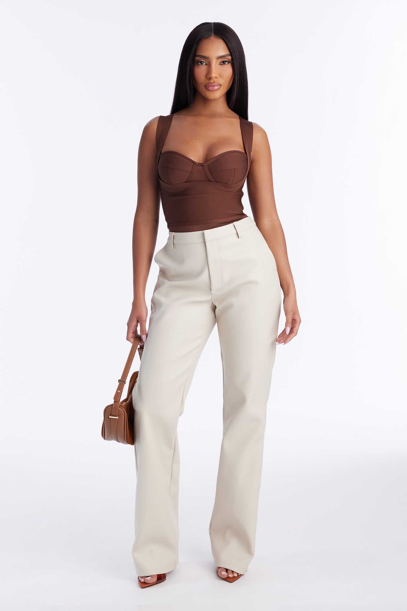 My Revenge Bandage Bodysuit - Chocolate