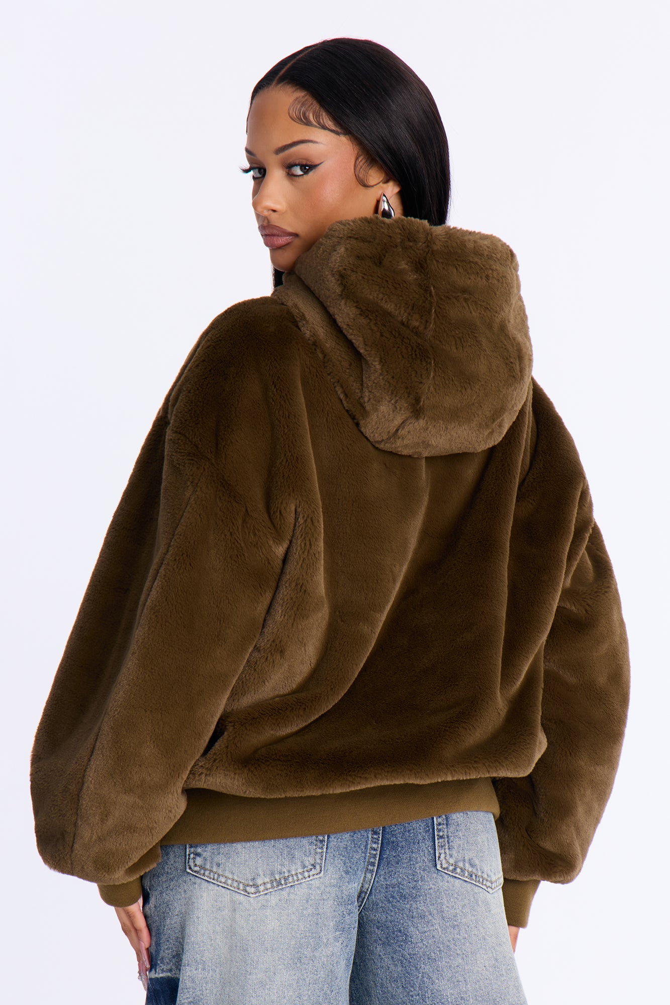 Kimmy Reversible Bomber Jacket - Olive