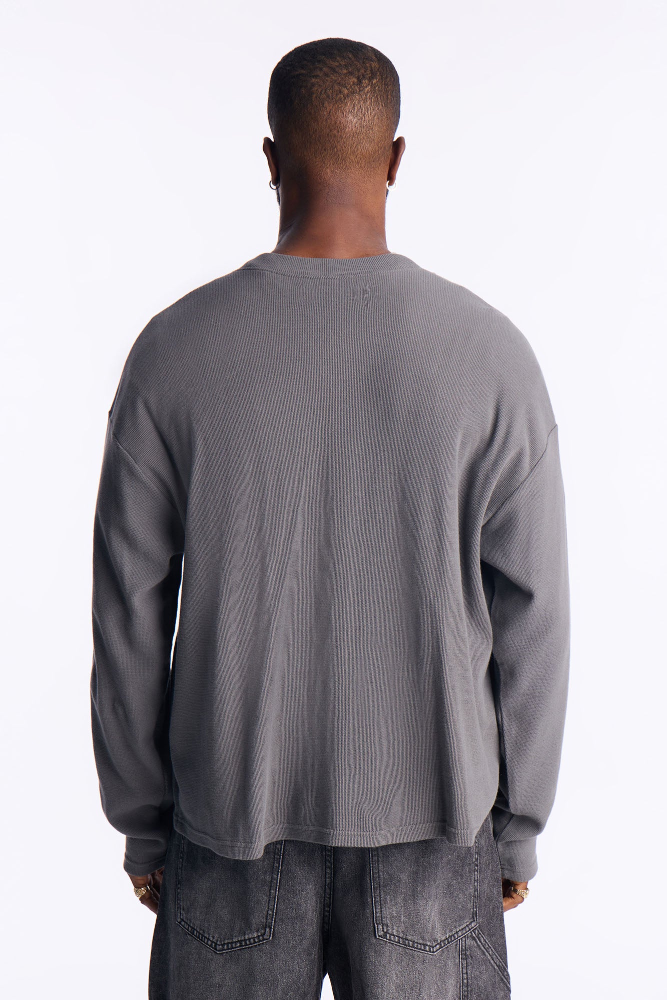 Social Club Relaxed Jersey Tee - Black