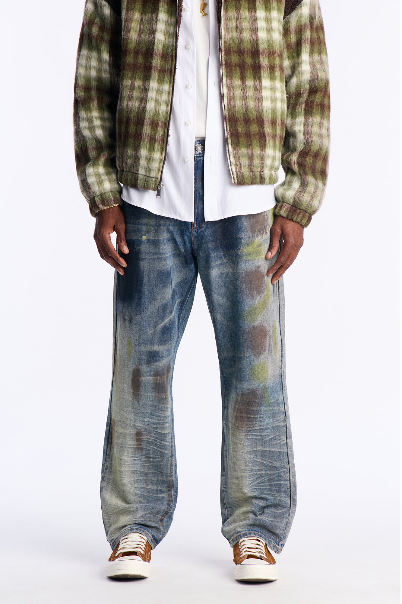 Straight Watercolor Jean - Dark Wash