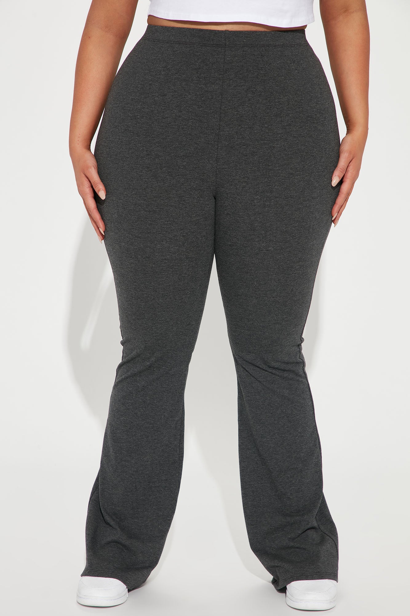 Adriana Flare Pant - Charcoal