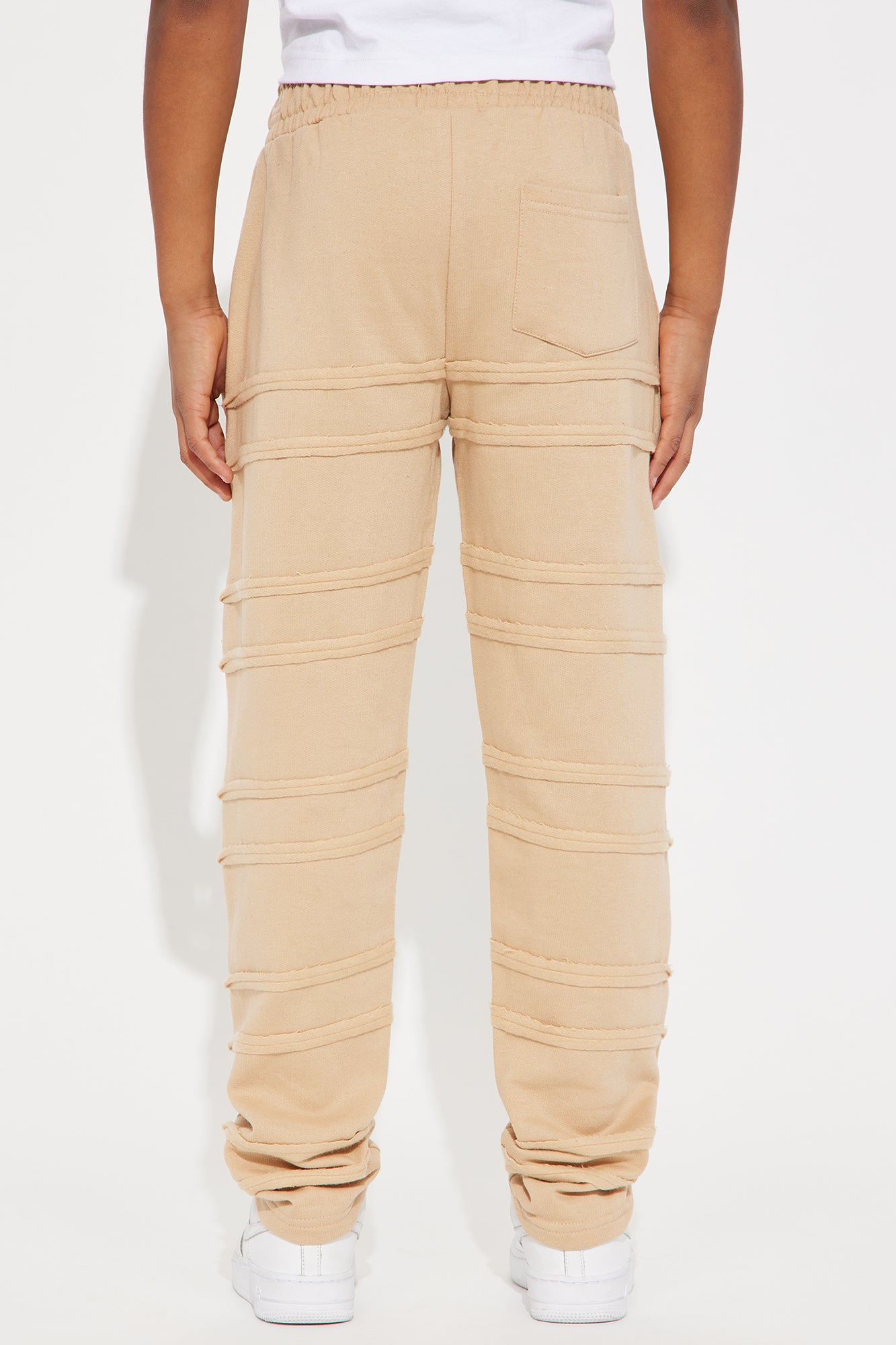 Mini Relax With You Fleece Straight Leg Pant - Khaki