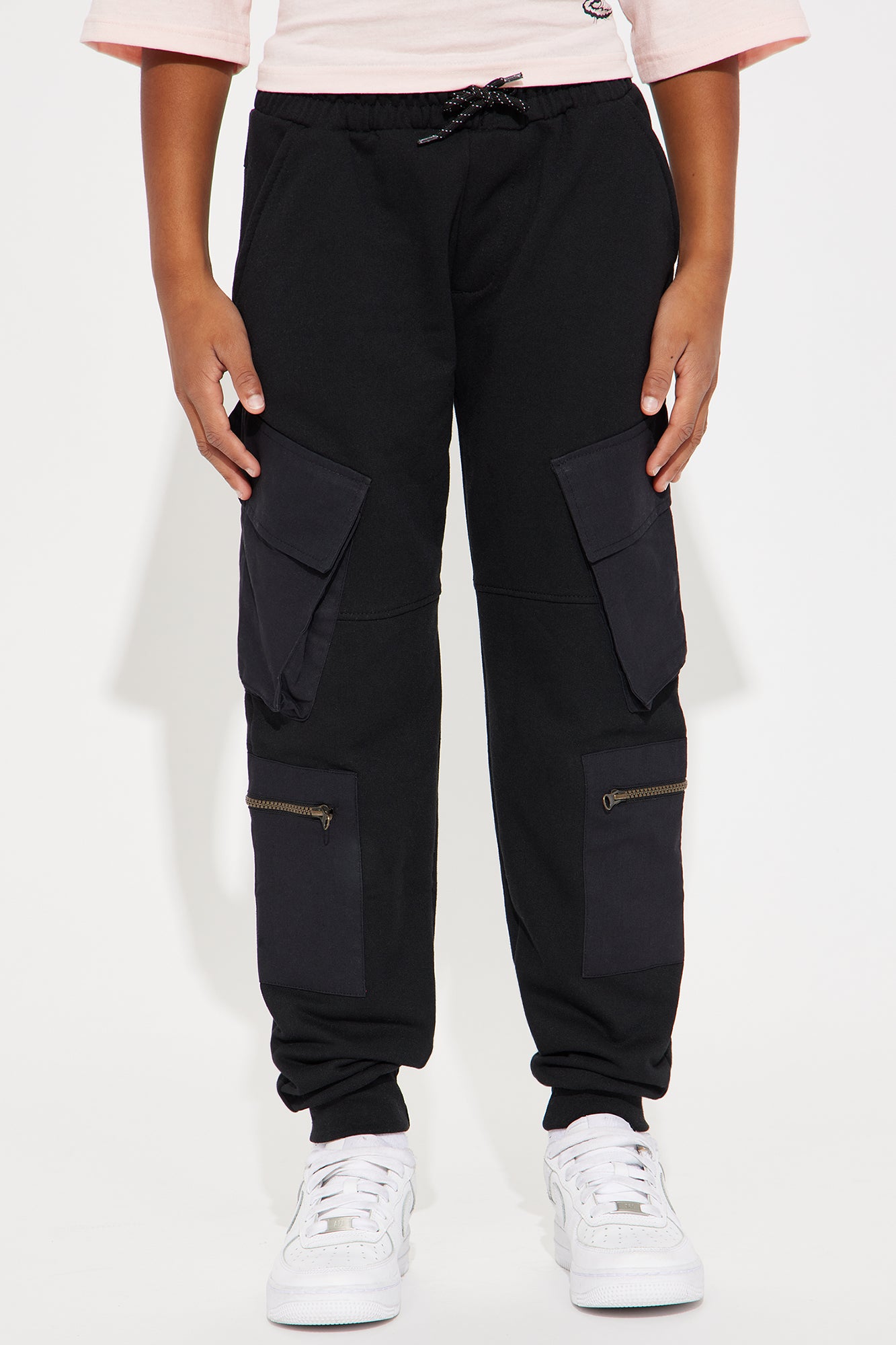 Mini Not Basic Fleece Jogger Pant - Black
