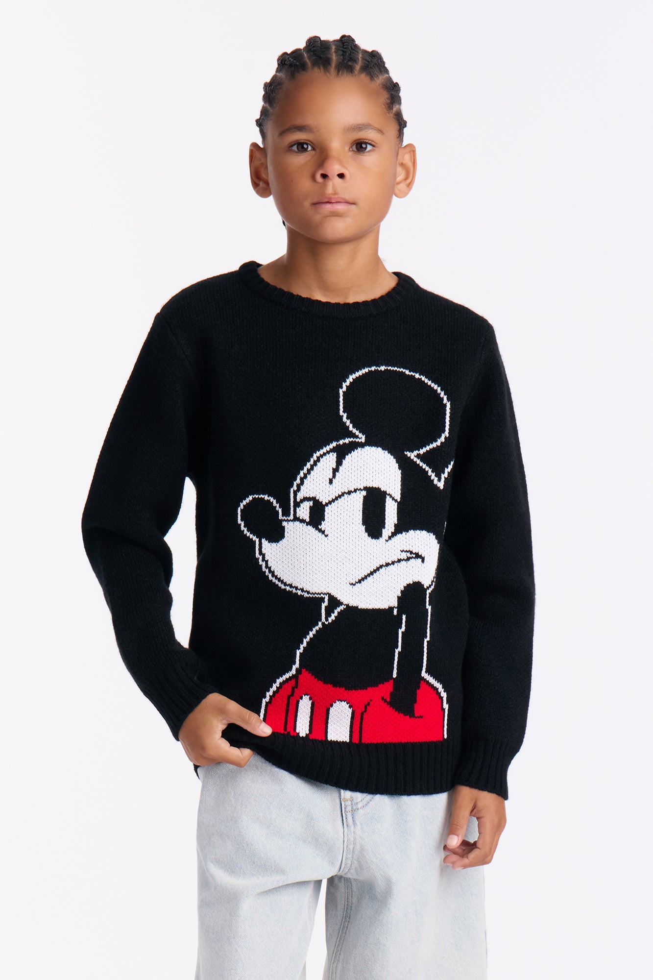 Mini Disney Mickey Chill Mode Sweater - Black