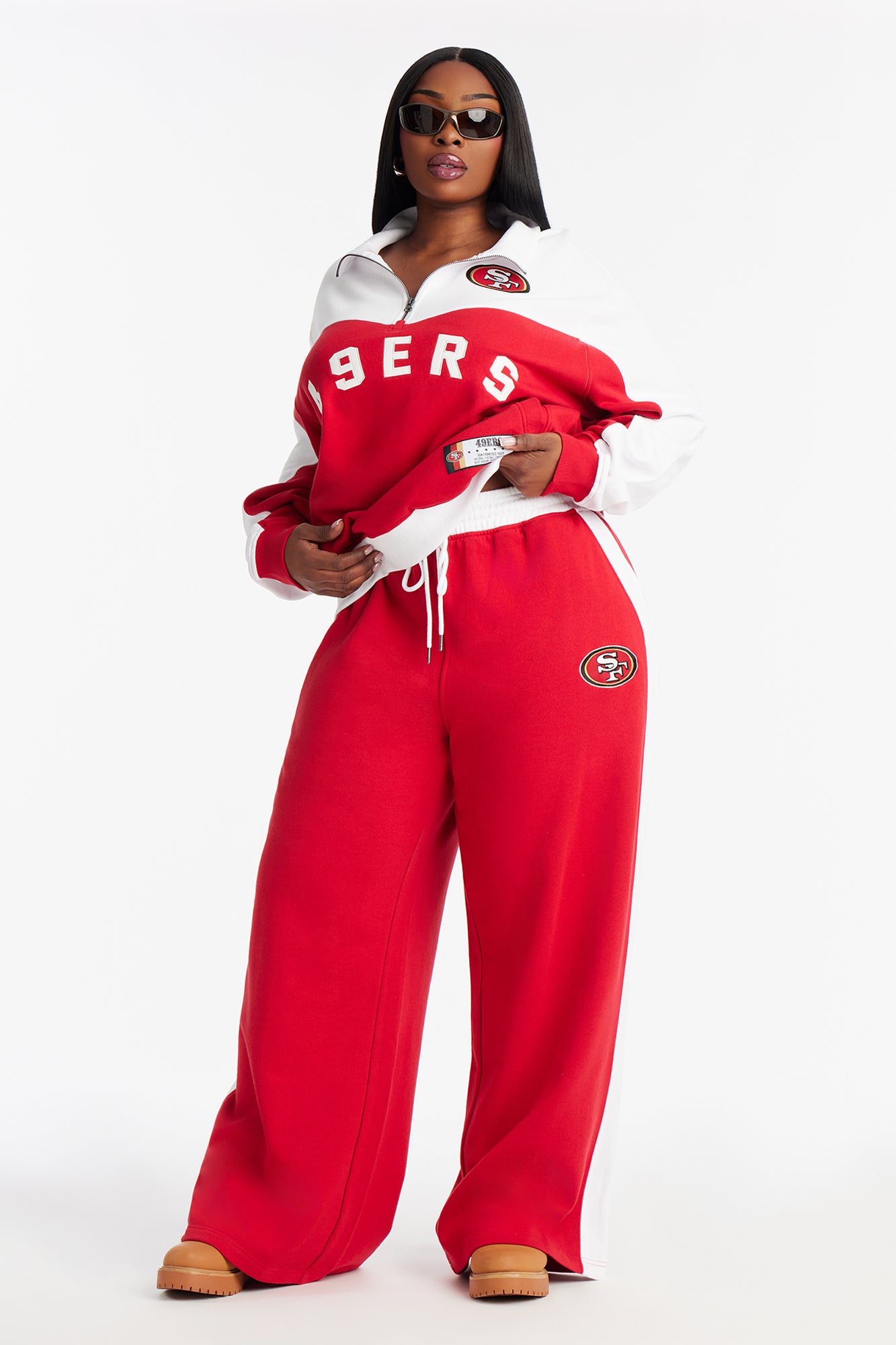 NFL 49ers Fleece Sweatpants - Red