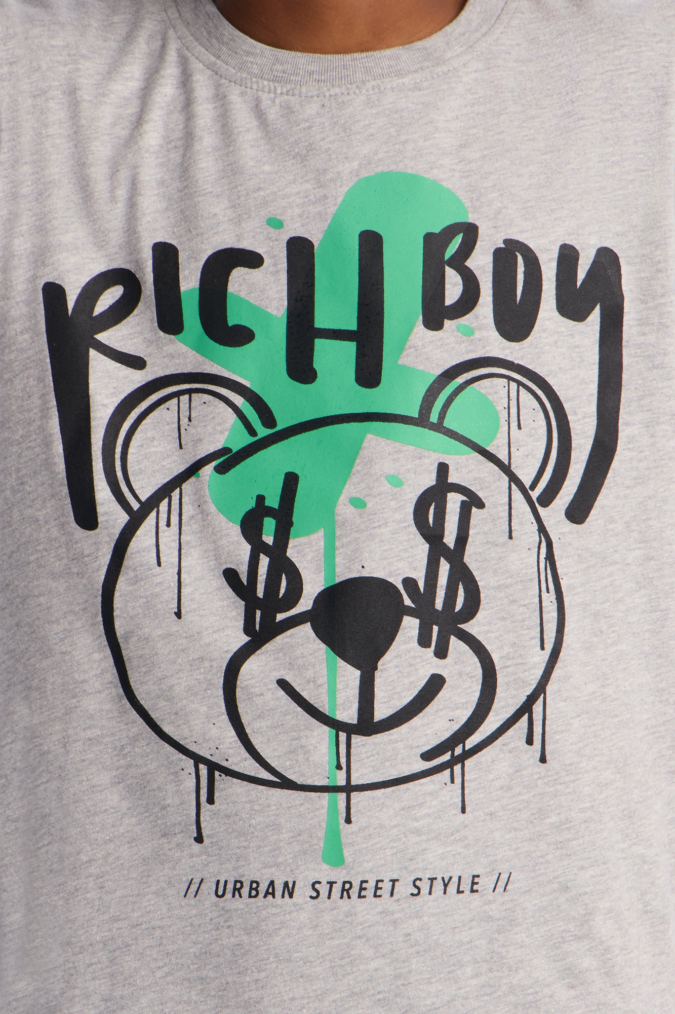 Mini Rich Boy Jogger Pant Set - Heather/Combo