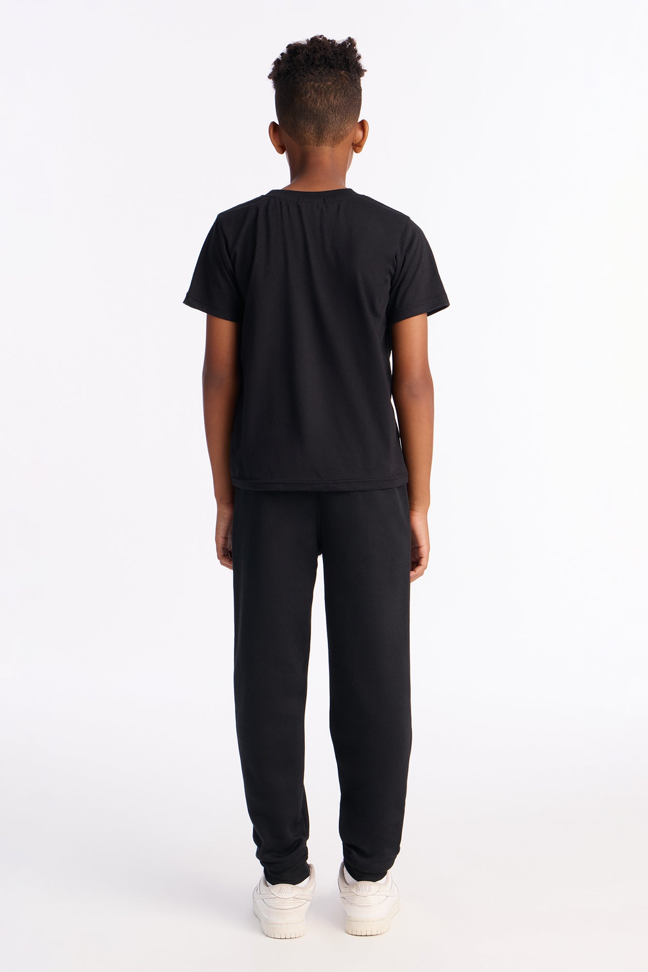 Mini Street Vibes Jogger Pant Set - Black