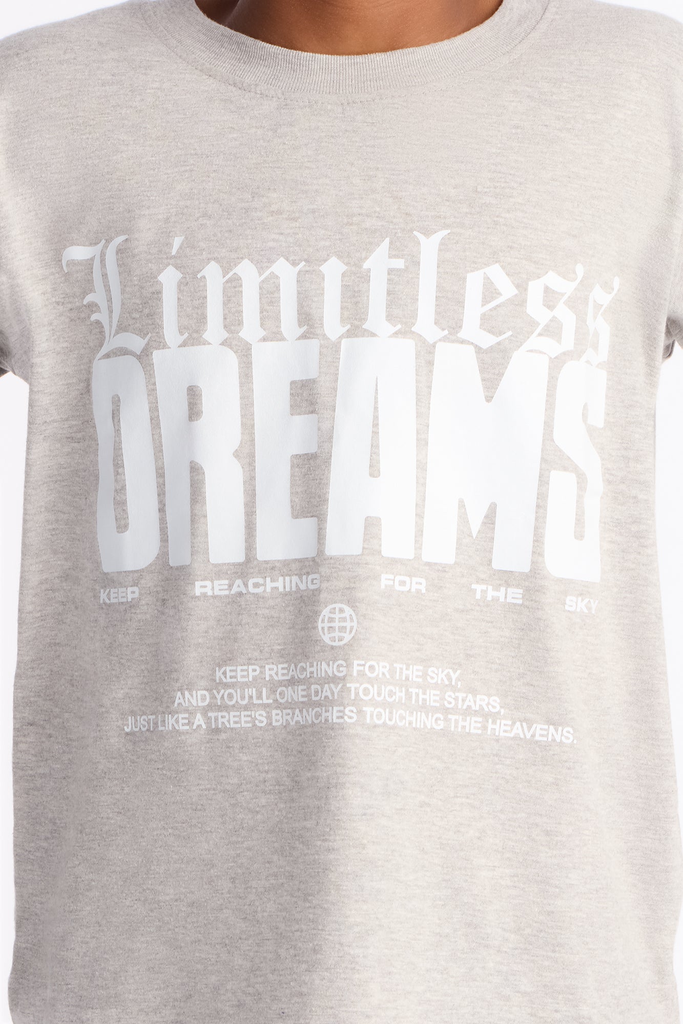 Mini Limitless Dreams Jogger Pant Set - Heather/Combo