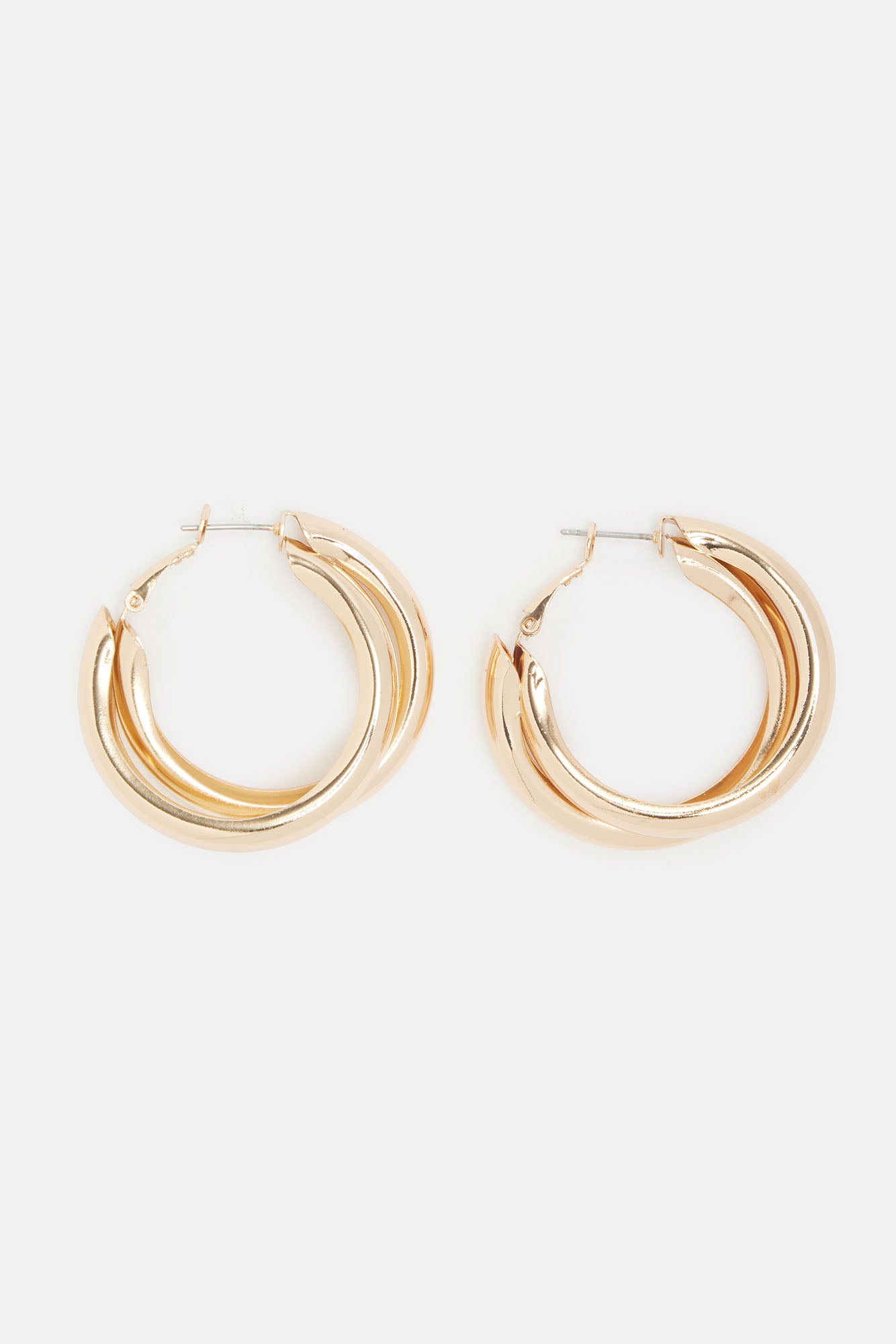 Never The Less Hoop Earrings - Gold