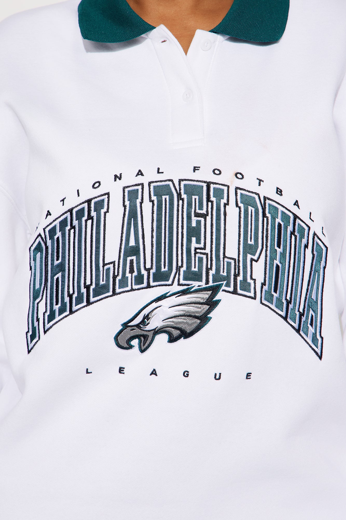 Bring It Home Eagles Sweatshirt - White