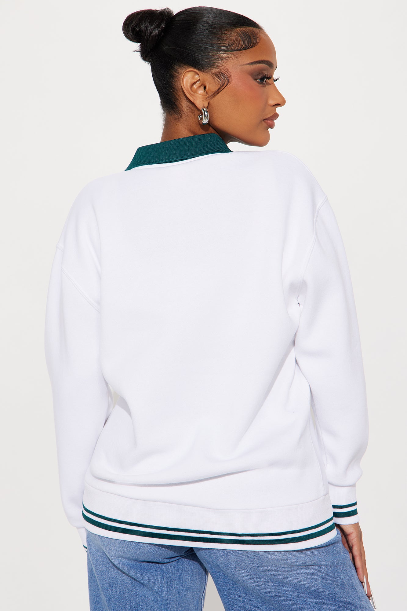 Bring It Home Eagles Sweatshirt - White