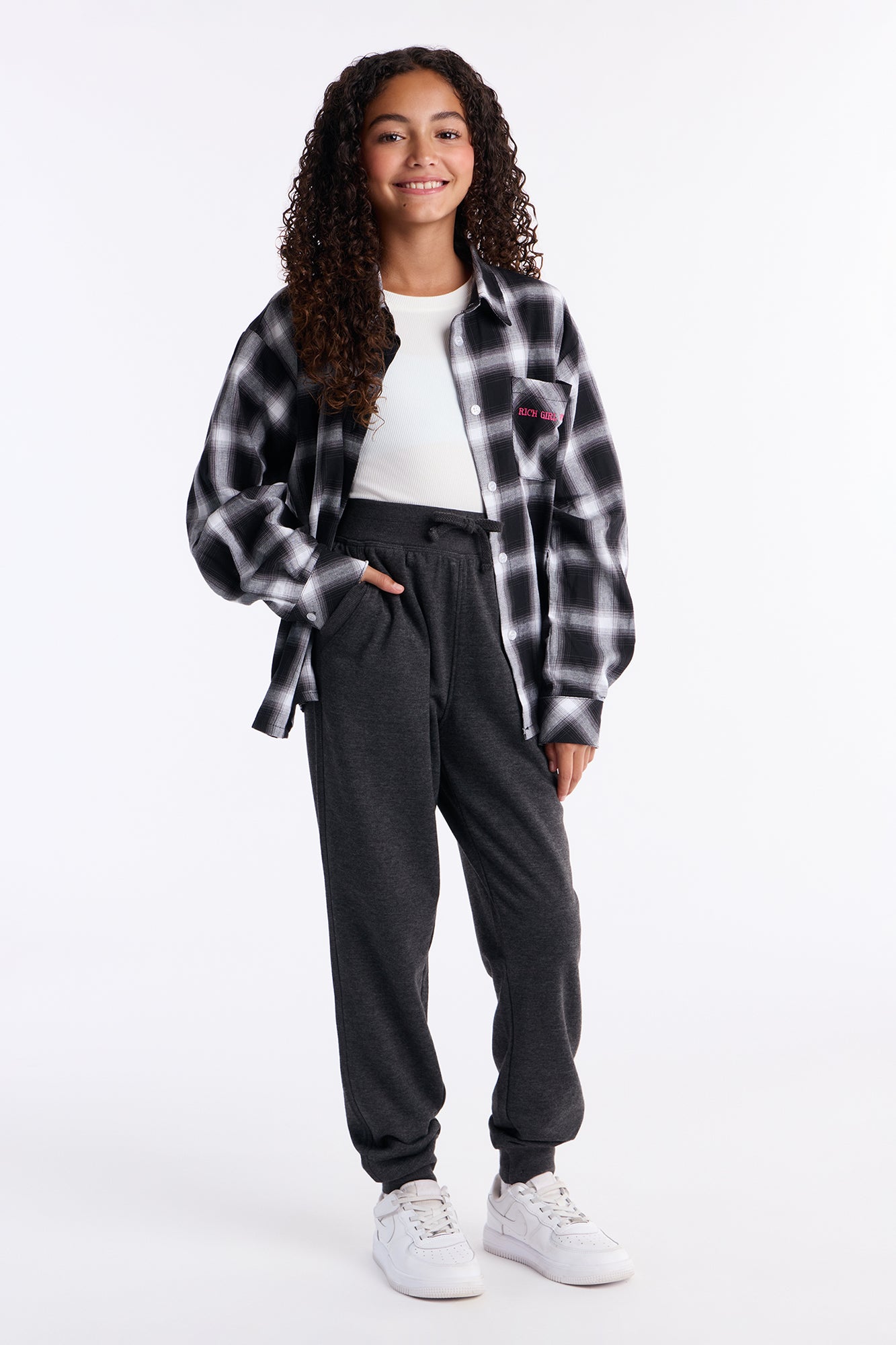 Mini Latest And Greatest Jogger - Charcoal
