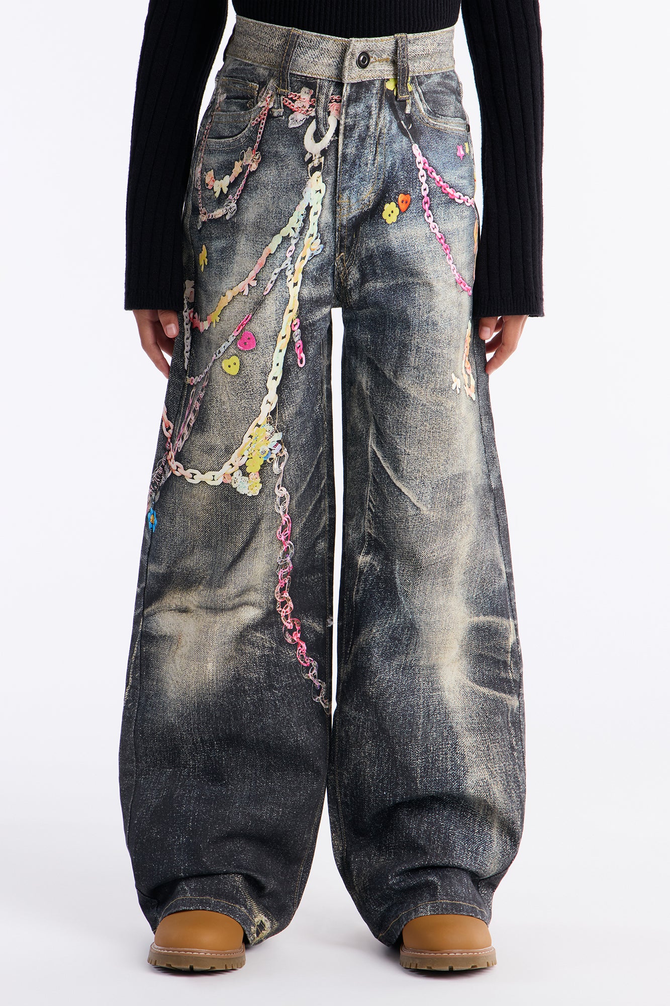 Mini Ashley Wide Leg Jean - Dark Wash