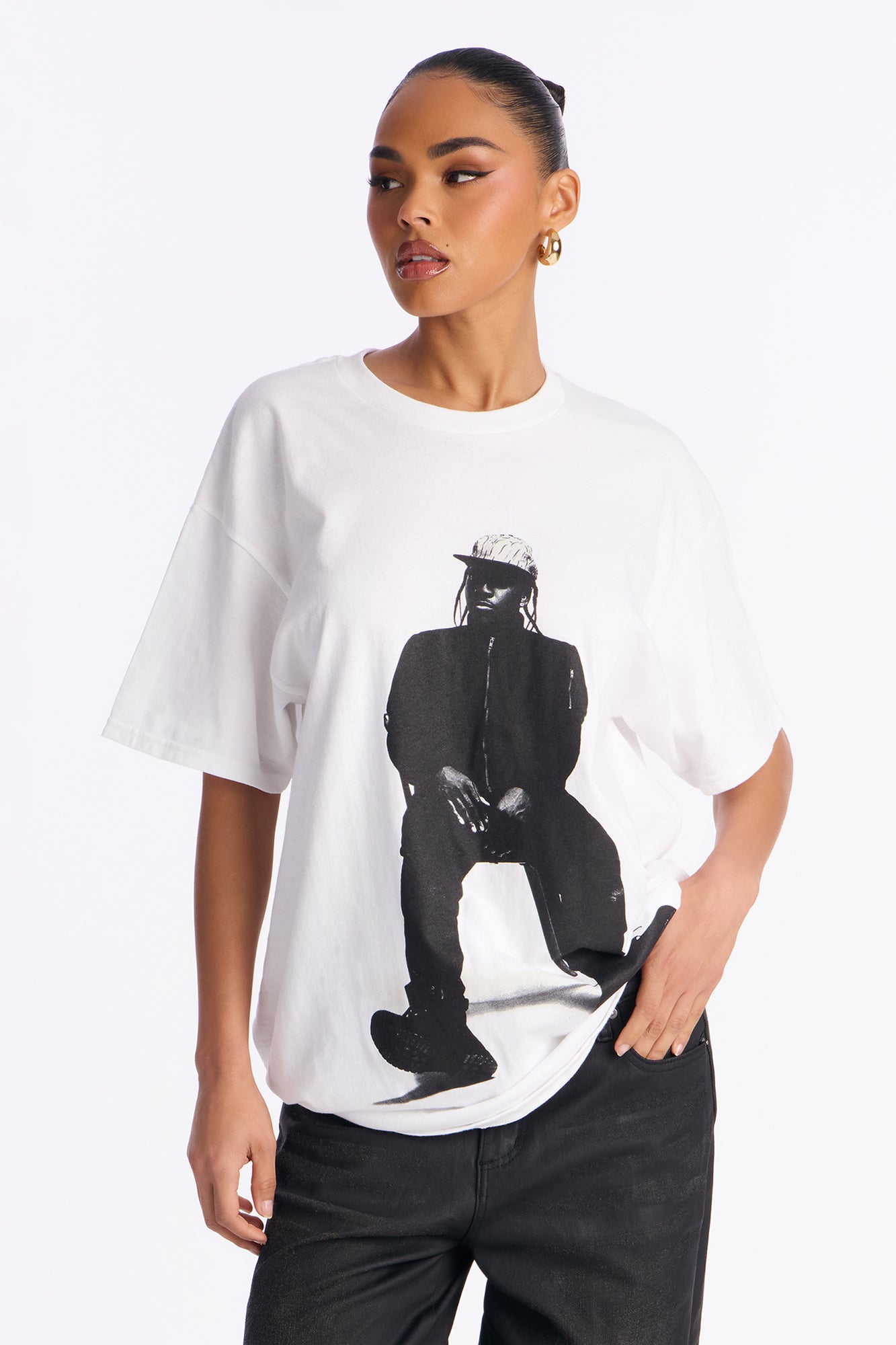 Pusha T Front And Back Graphic Tee - White
