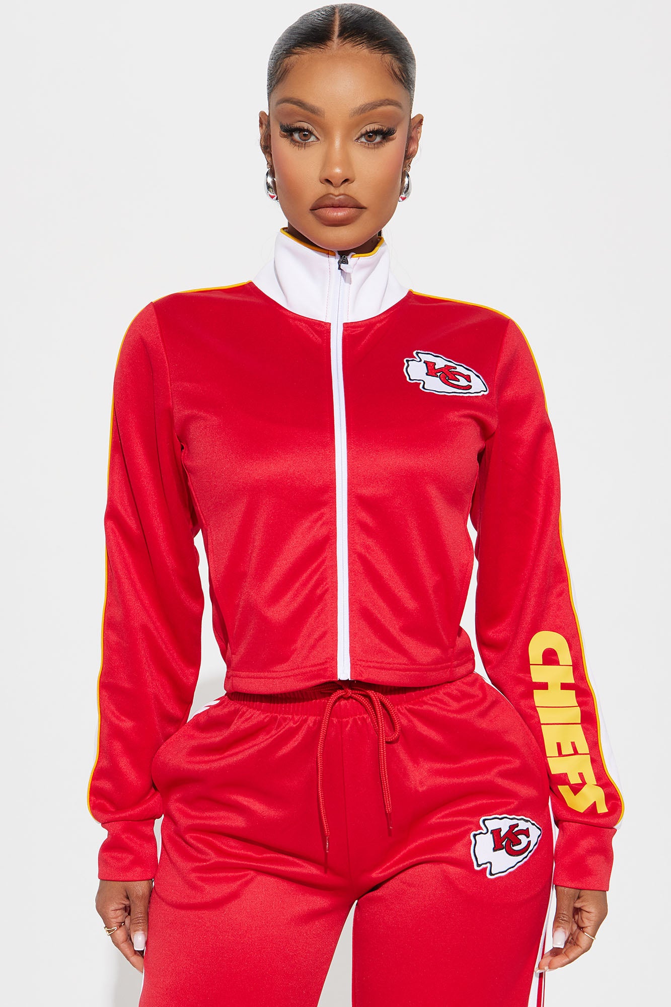Chiefs Kingdom Zip Up Jacket - Red