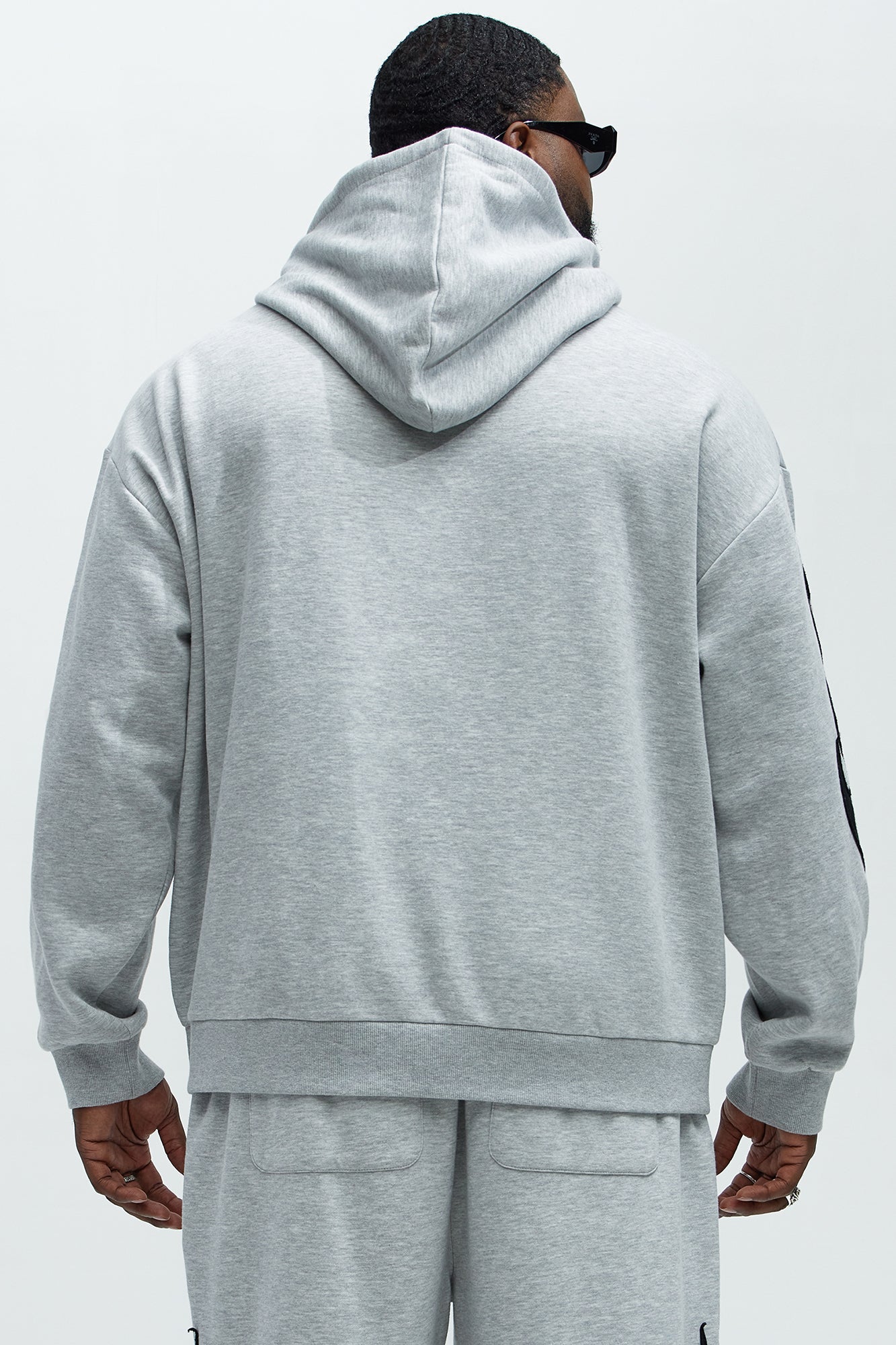 Flame Time Tayson Hoodie - Heather Grey