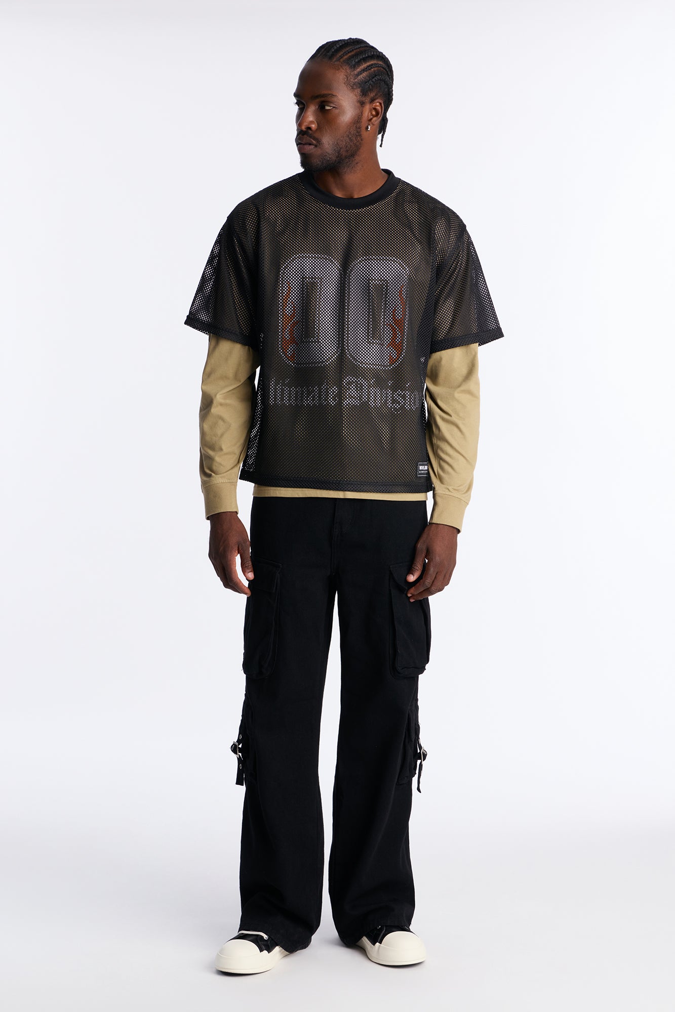00 Inferno Layered Mesh Jersey - Olive