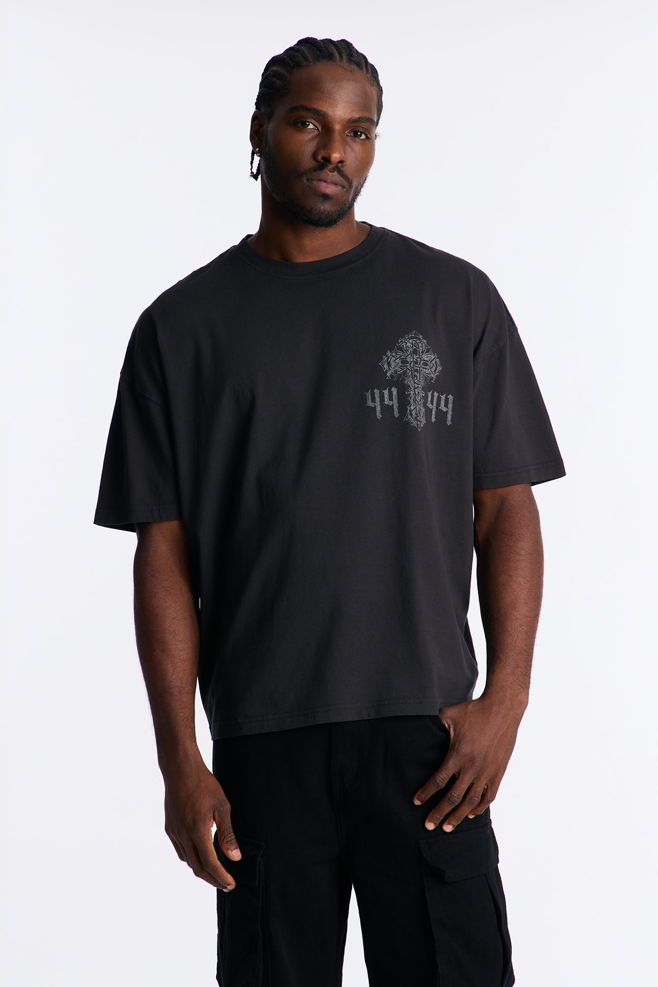 Loyalty Truth Oversized Short Sleeve Tee - Black Wash